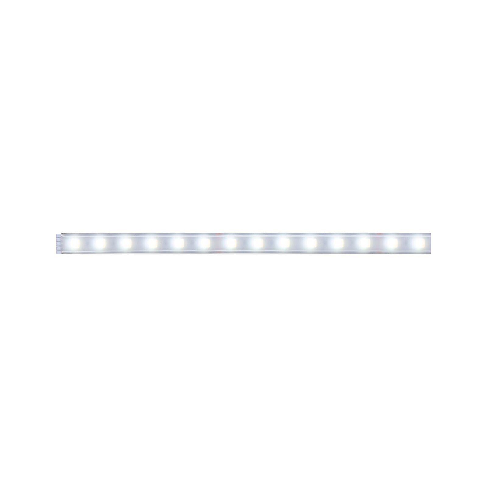Paulmann Led-strepen MaxLED 500 Strip 1m IP44 Cover 2700K-6500K 7W 24V zilverkleur Kunststof (1 stuk)