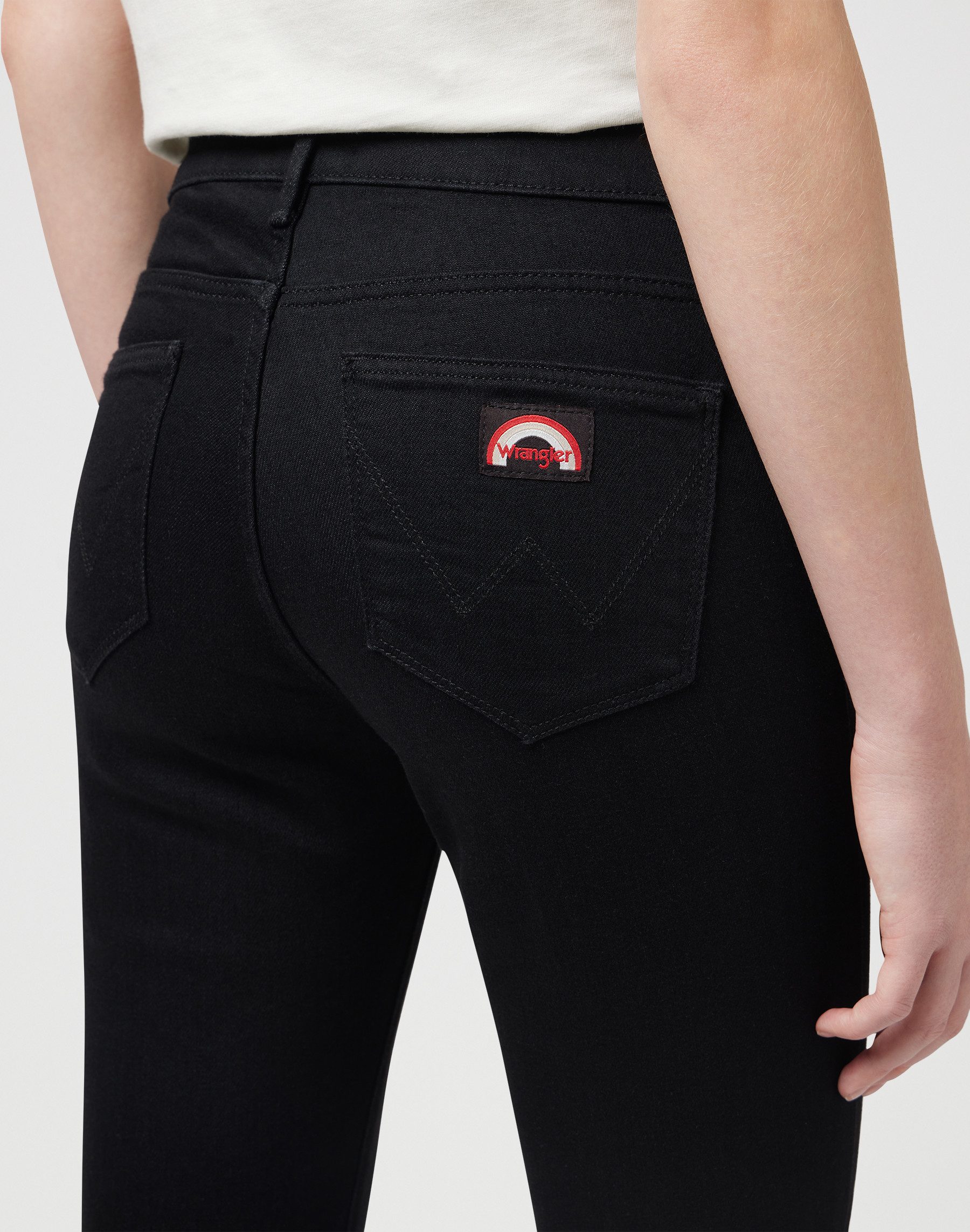 Wrangler Bootcut jeans Flare in retro-design met uitlopende pijp