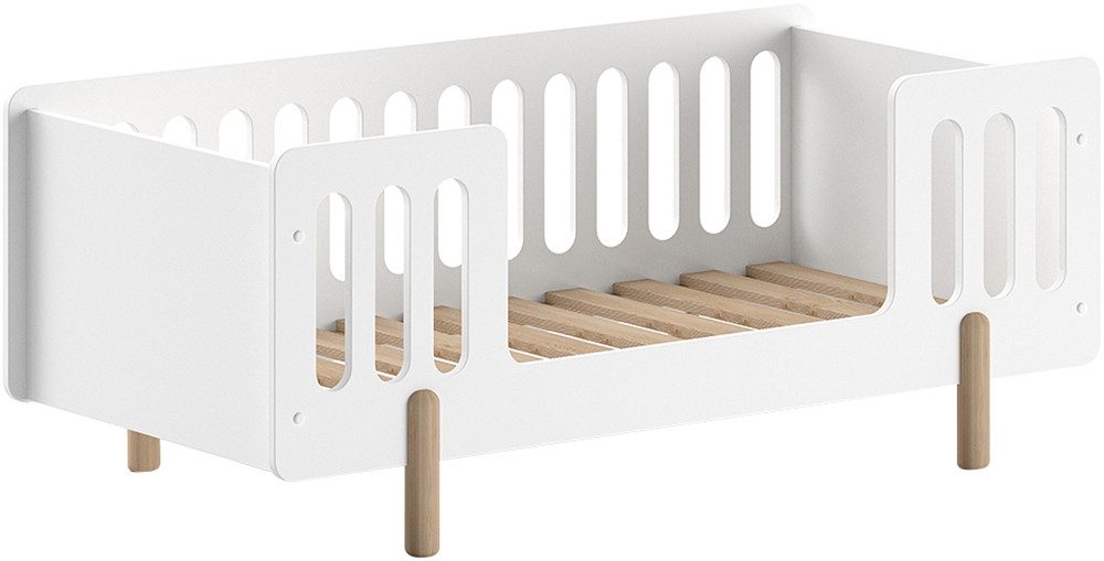 Vipack Kinderledikant Smile, juniorbed 70/140 cm, incl. lattenbodem, MDF wit gelakt