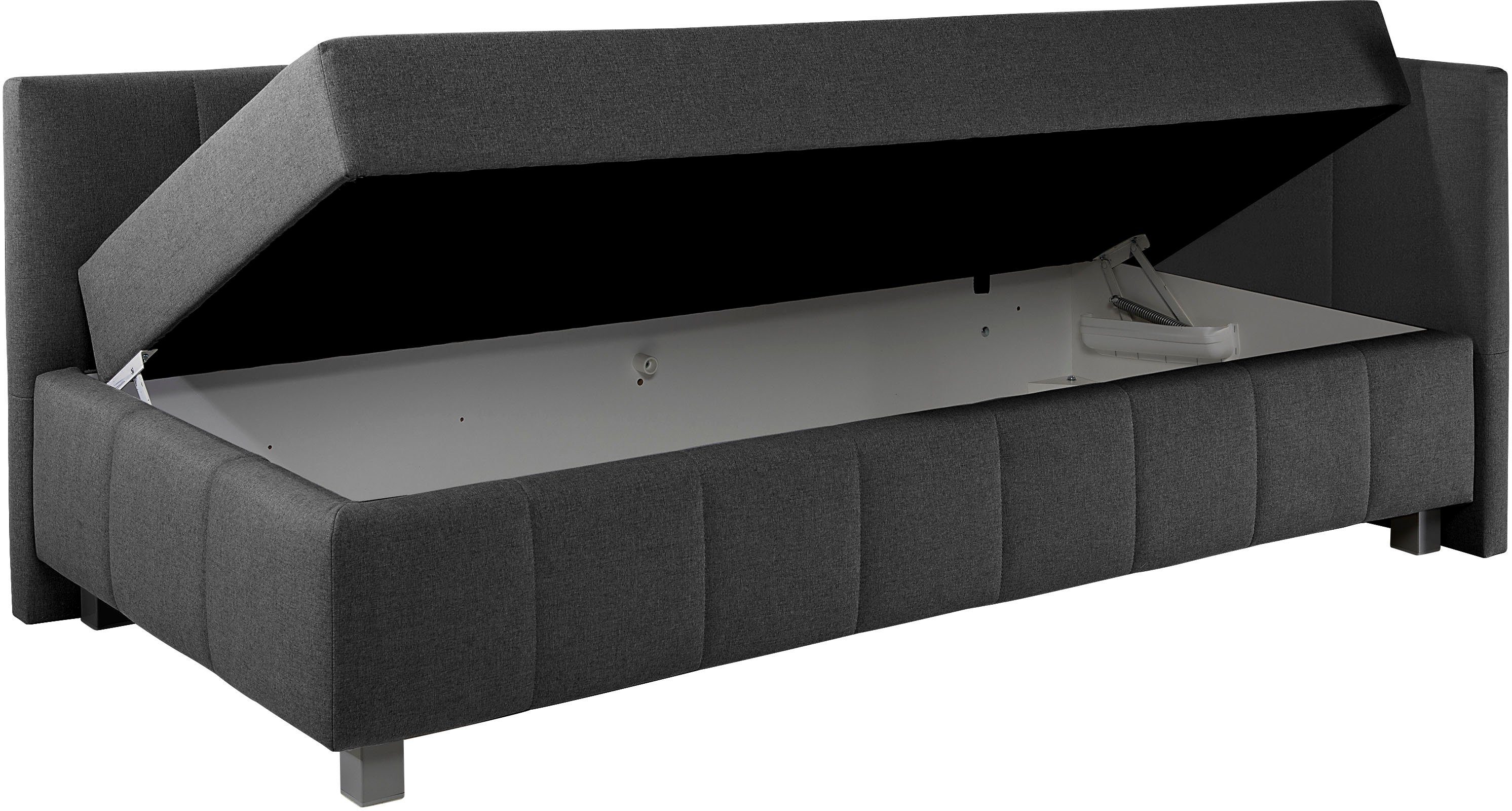 Maintal Bed Mailo met hoofdbord & bedkist, 3 breedten, binnenvering- of bonell-matras