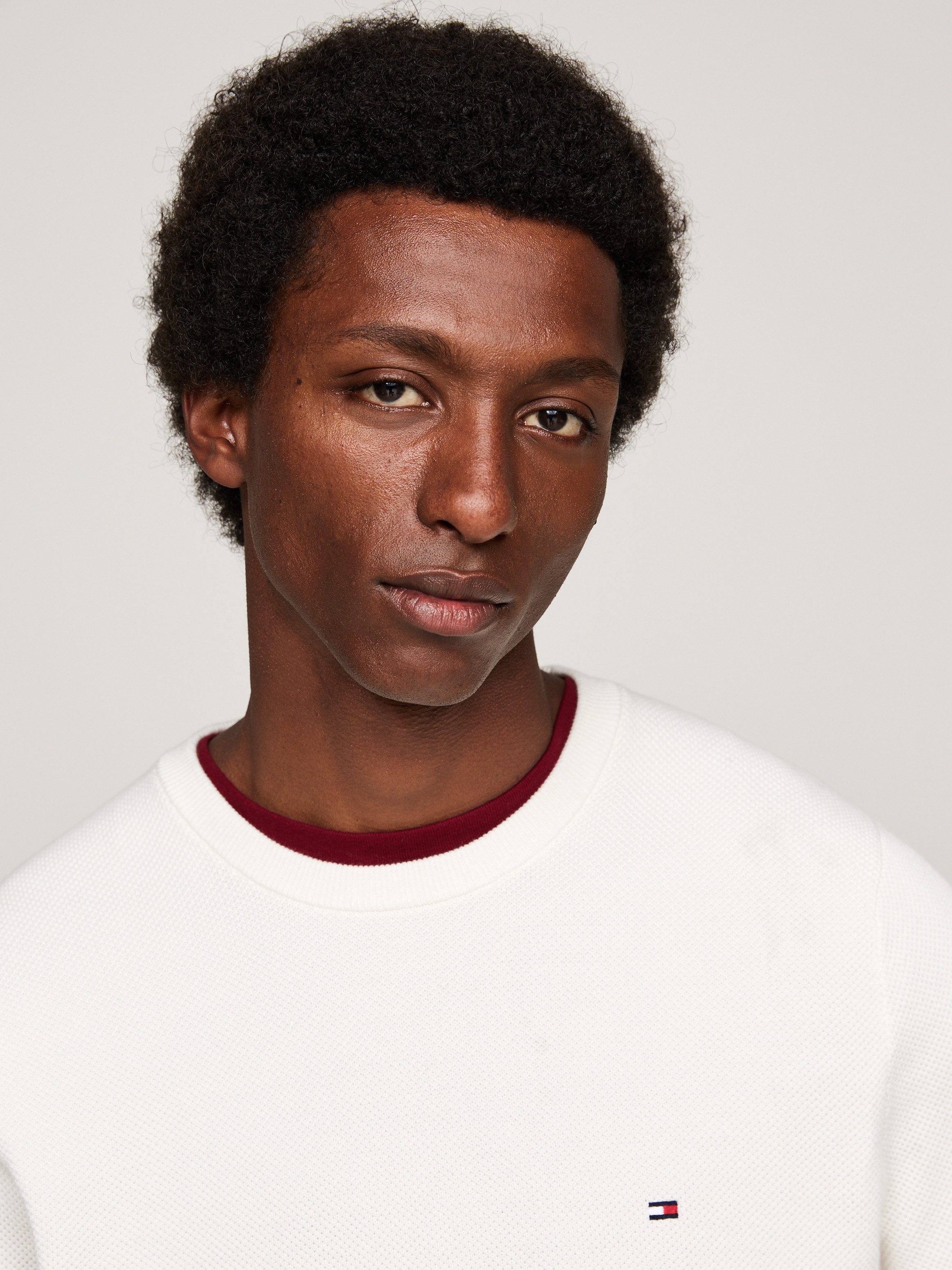 Tommy Hilfiger Trui met ronde hals ESSENTIAL STRUCTURE CREW NECK
