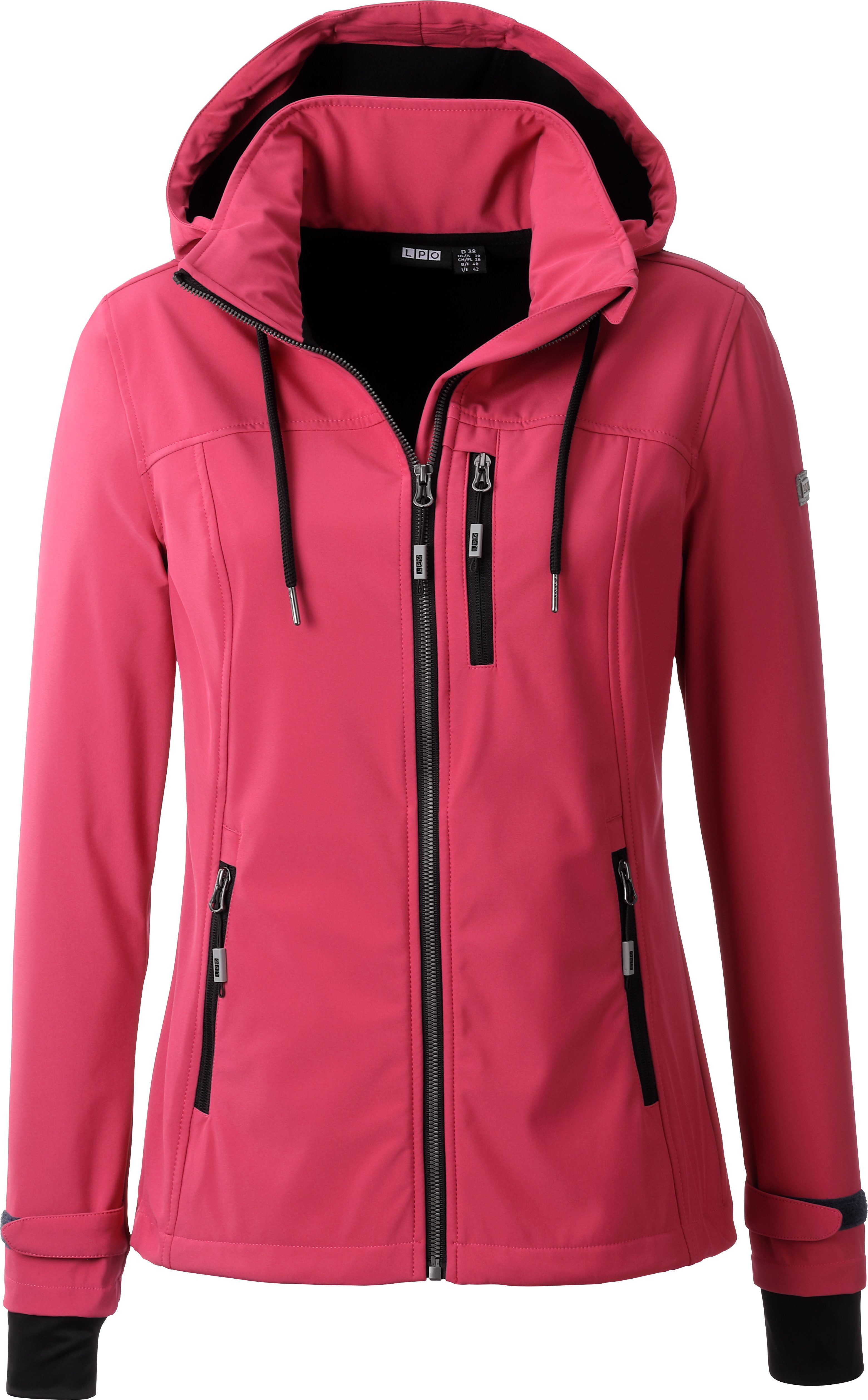 DEPROC Active Softshell-jack DECORAH PEAK V WOMEN met afneembare capuchon