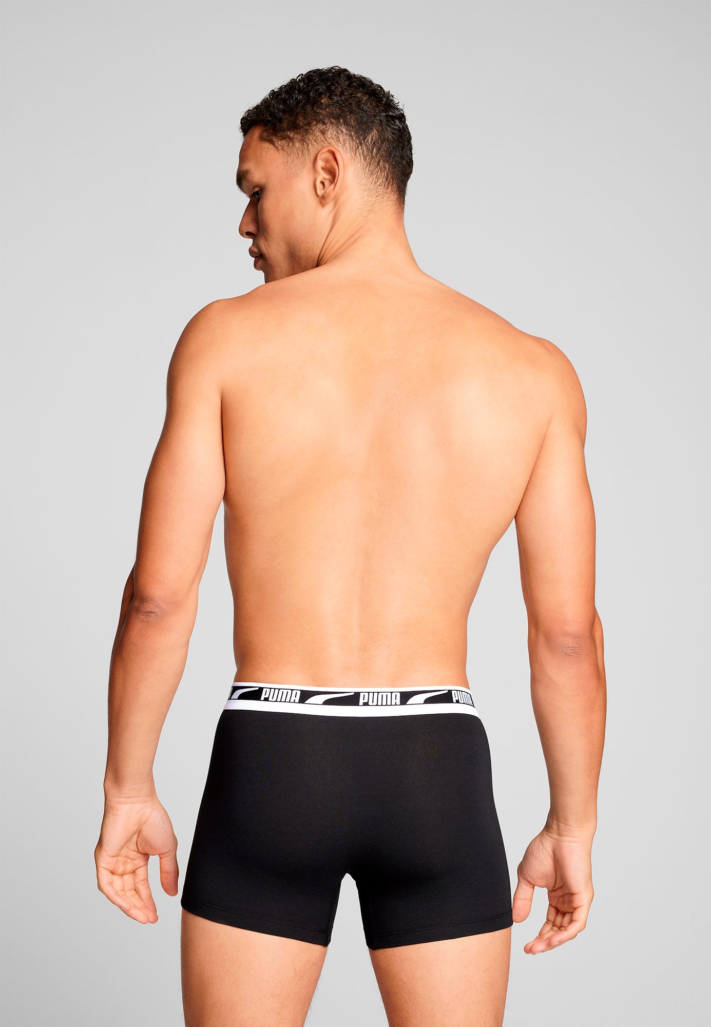 PUMA Boxershort PUMA MEN EVERYDAY MULTI LOGO BOXERS 2P (Set van 2)