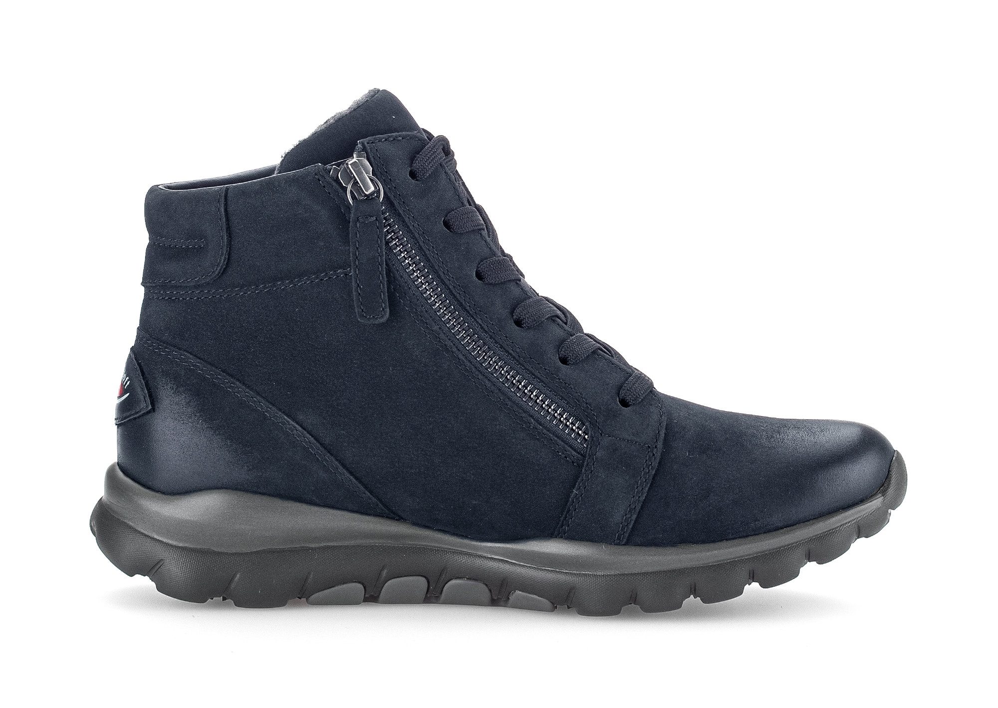 Gabor Rollingsoft Hoge veterschoenen met geprofileerde rubberzool