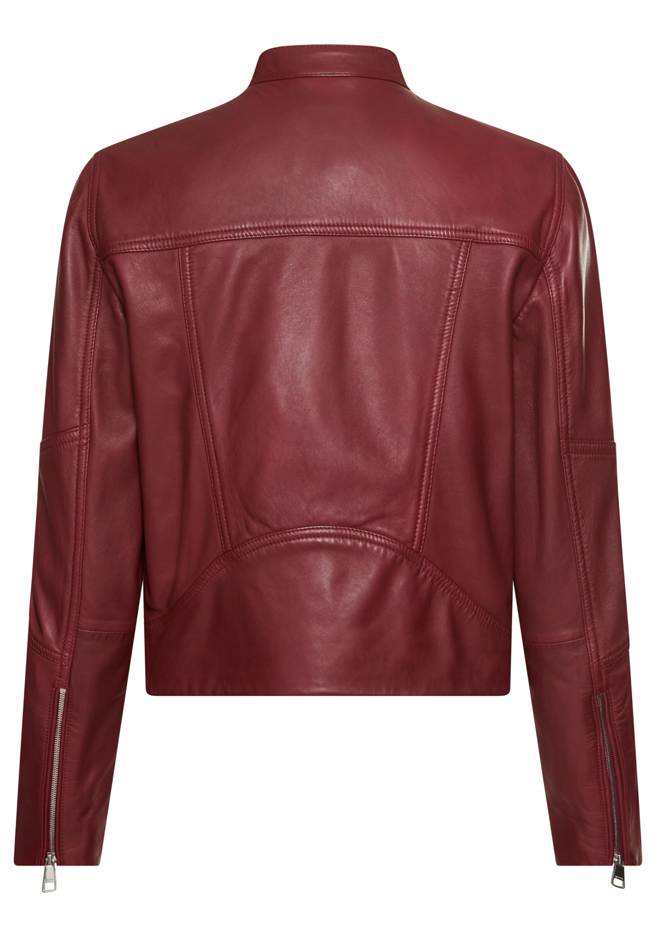 Boss Orange Leren jack Saleste Premium Damesmode