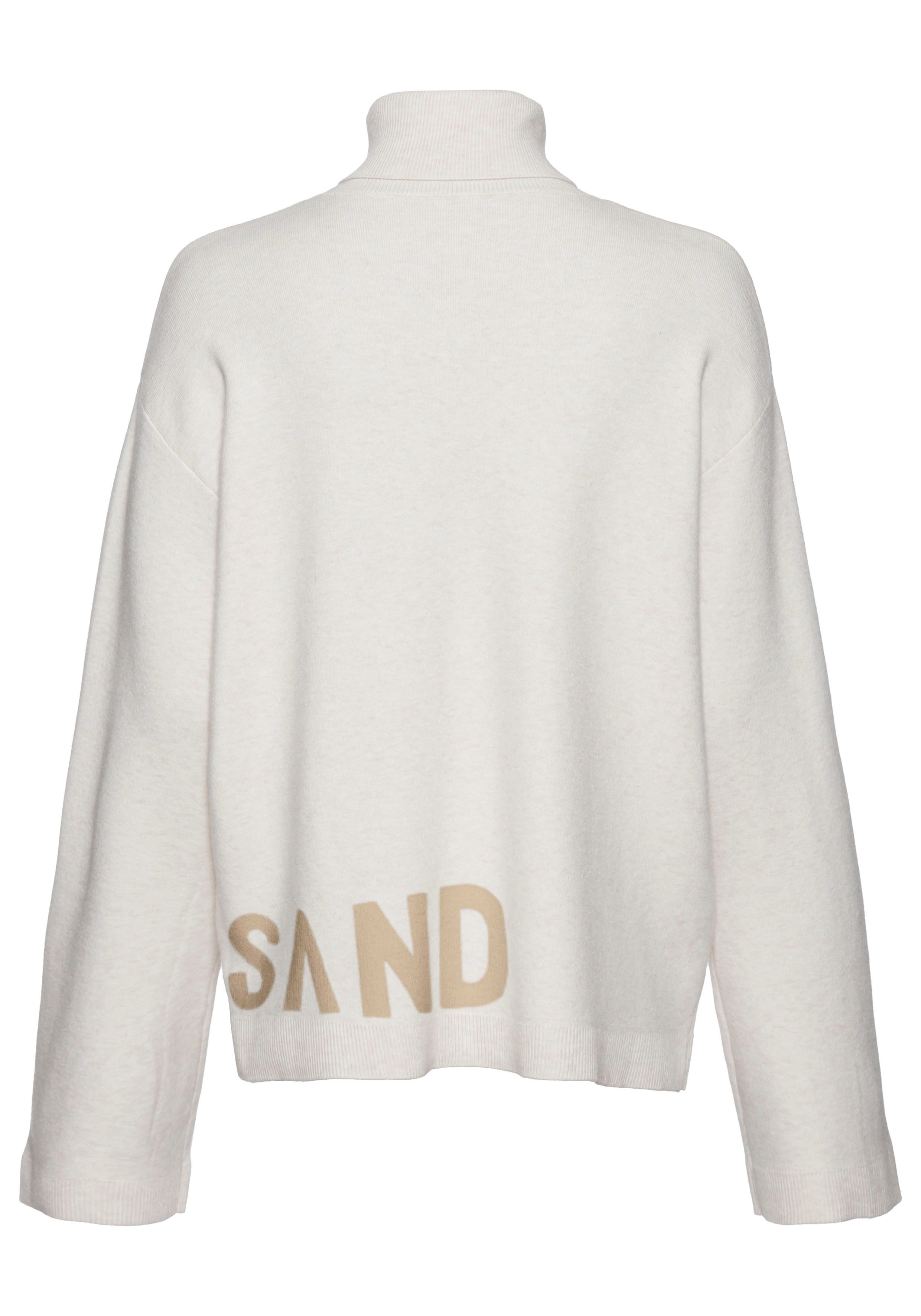 Elbsand Sweater Coltrui van hoogwaardige brei, loungewear