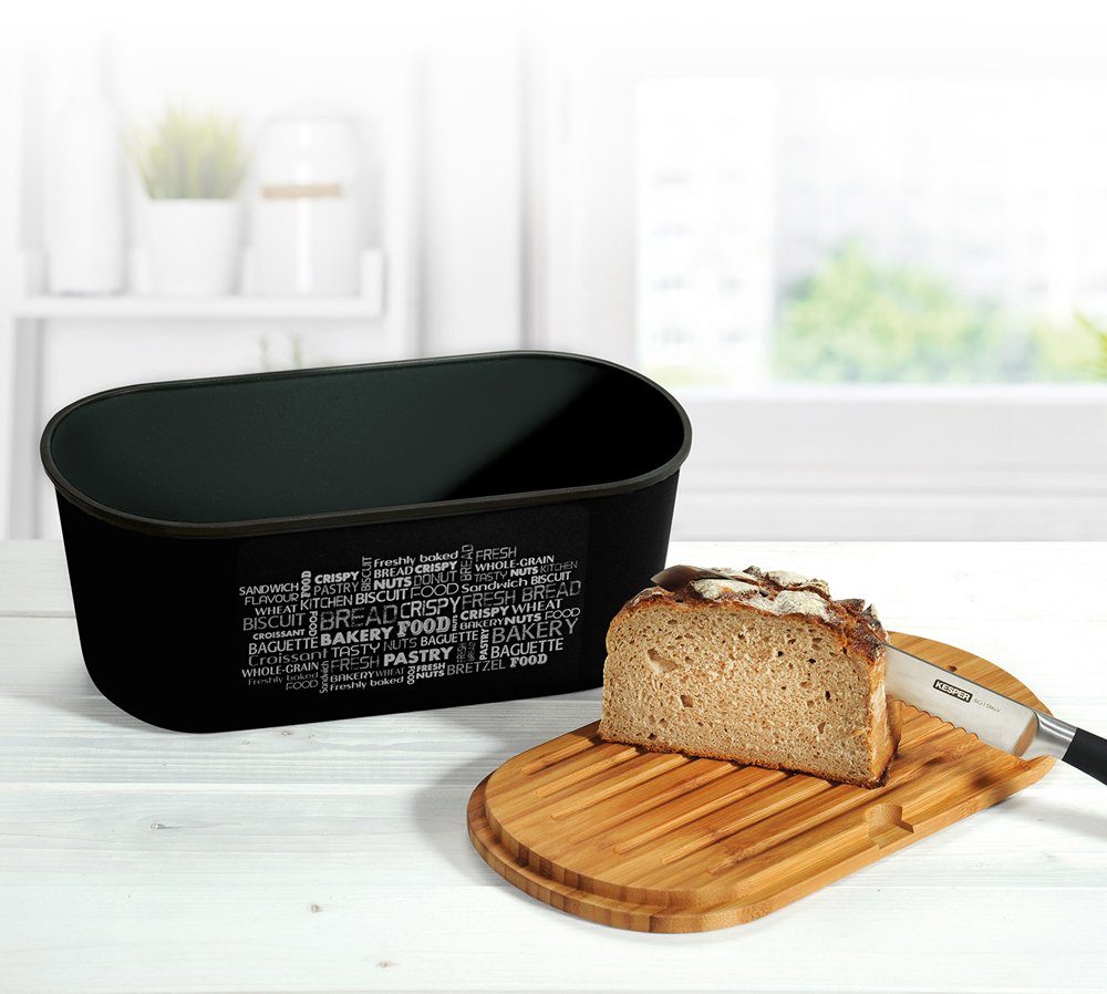 KESPER for kitchen & home Broodtrommel met snijplank (1-delig)