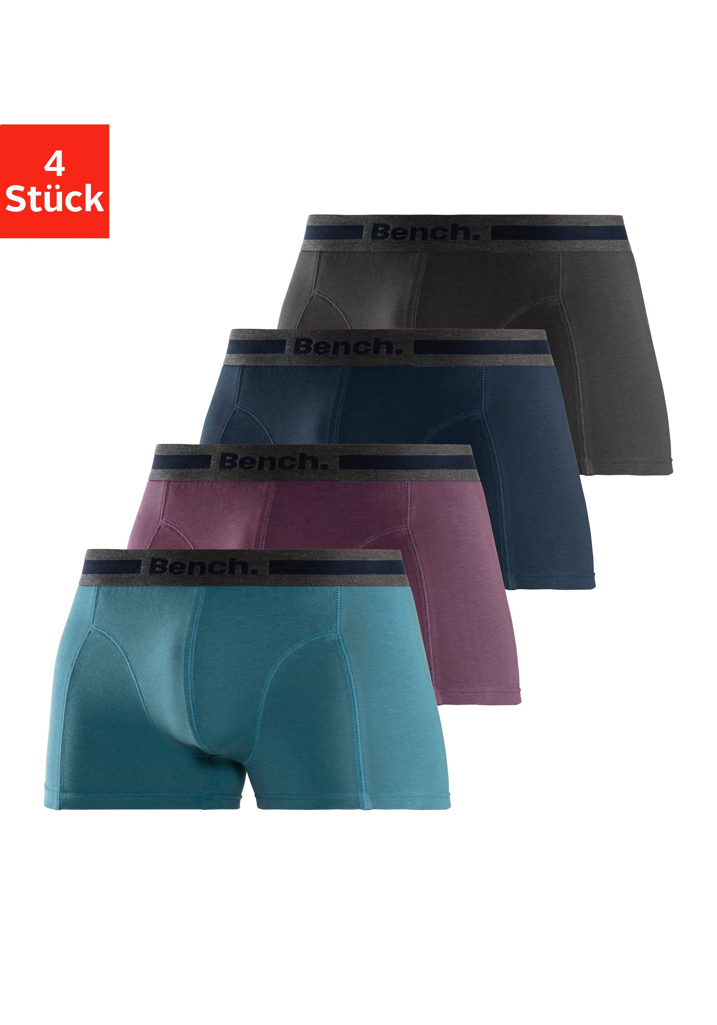 Bench. Boxershort voor heren (set, 4 stuks) heren boxershorts maat L grijs
