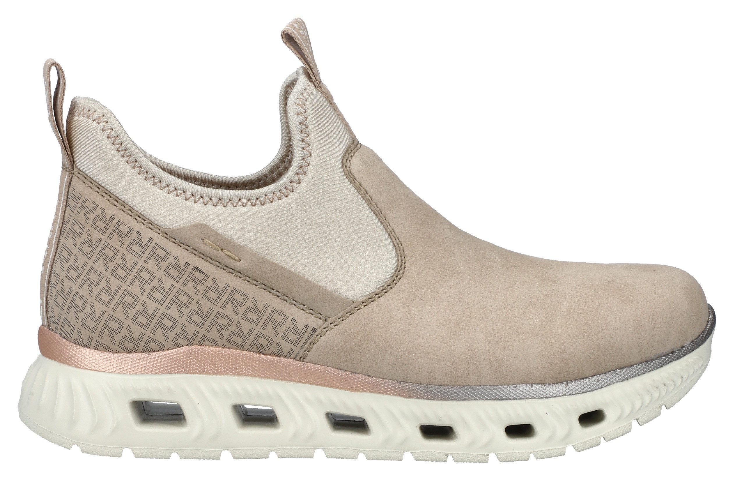 RIEKER Sport Boots zonder sluiting high-top sneakers, instaplaarzen met elastische schacht