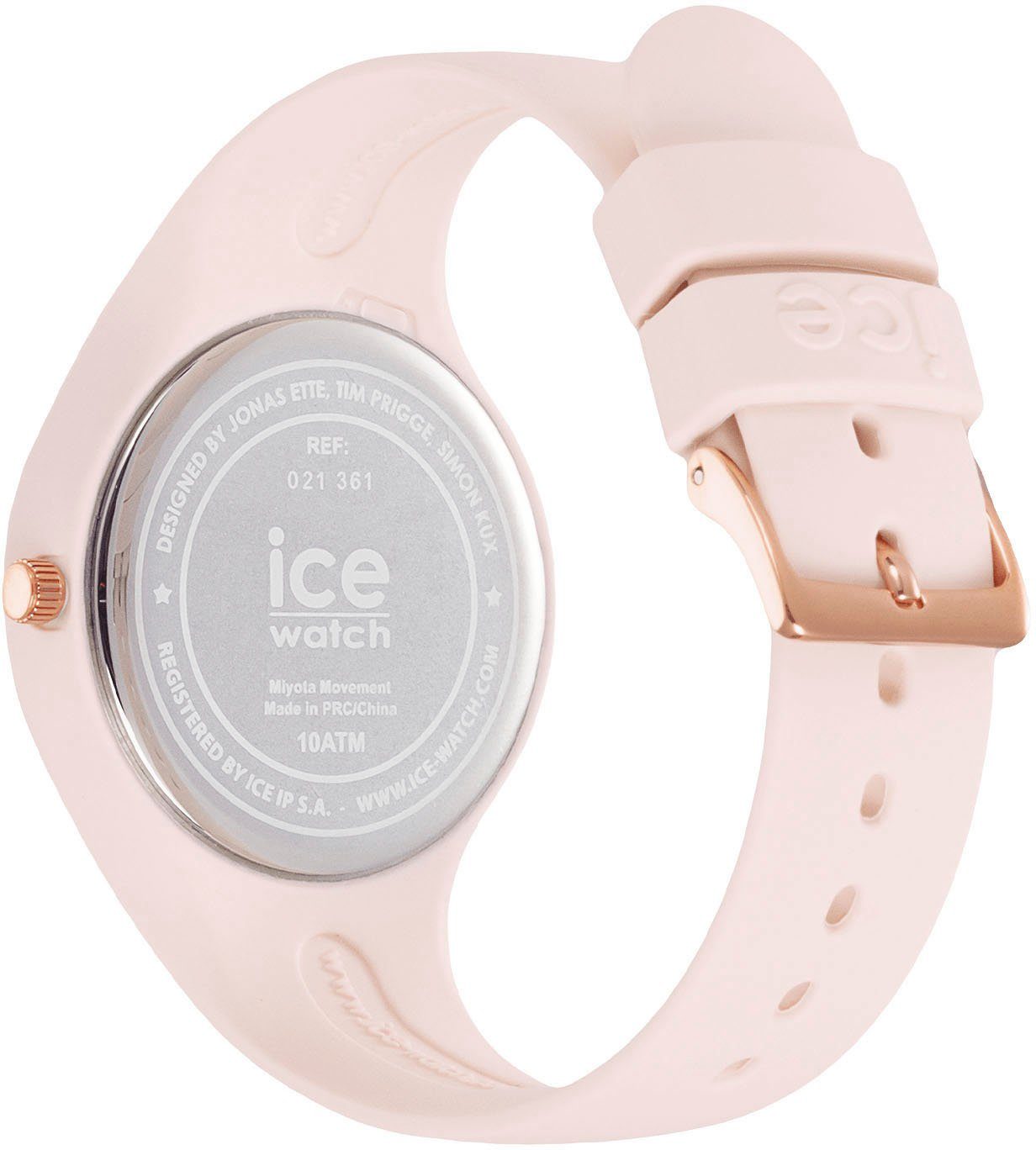 ice-watch Kwartshorloge ICE horizon - Small - 3H, 021361 Horloge, dameshorloge, analoog, siliconen band