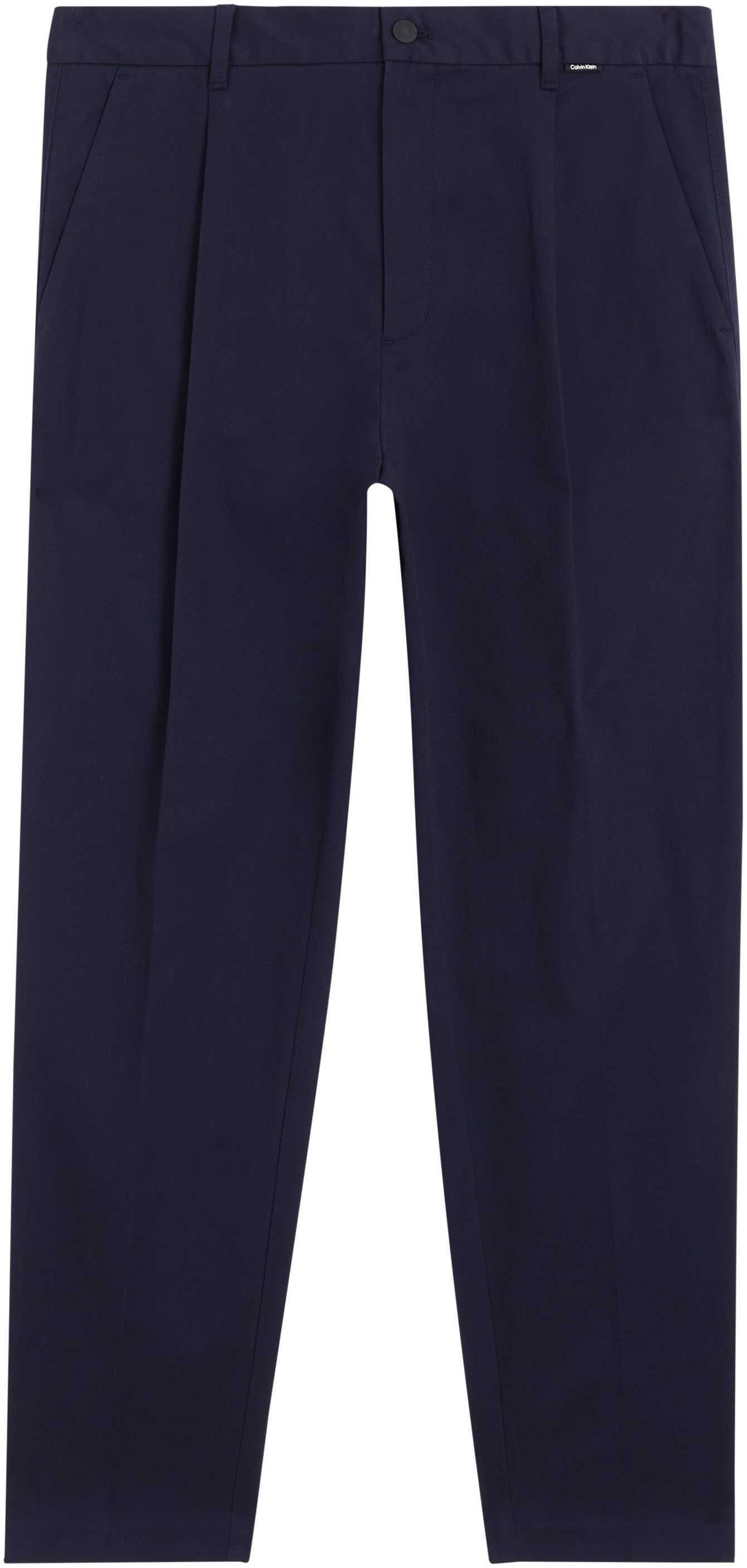 Calvin Klein Pantalon met vouw MODERN TWILL TAPERED PLEAT PANTS