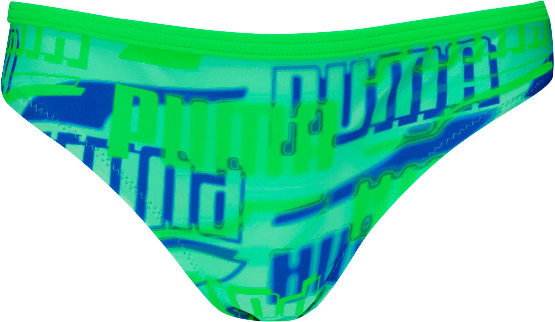 PUMA Bustierbikini met all-over logoprint (set, 2 stuks)