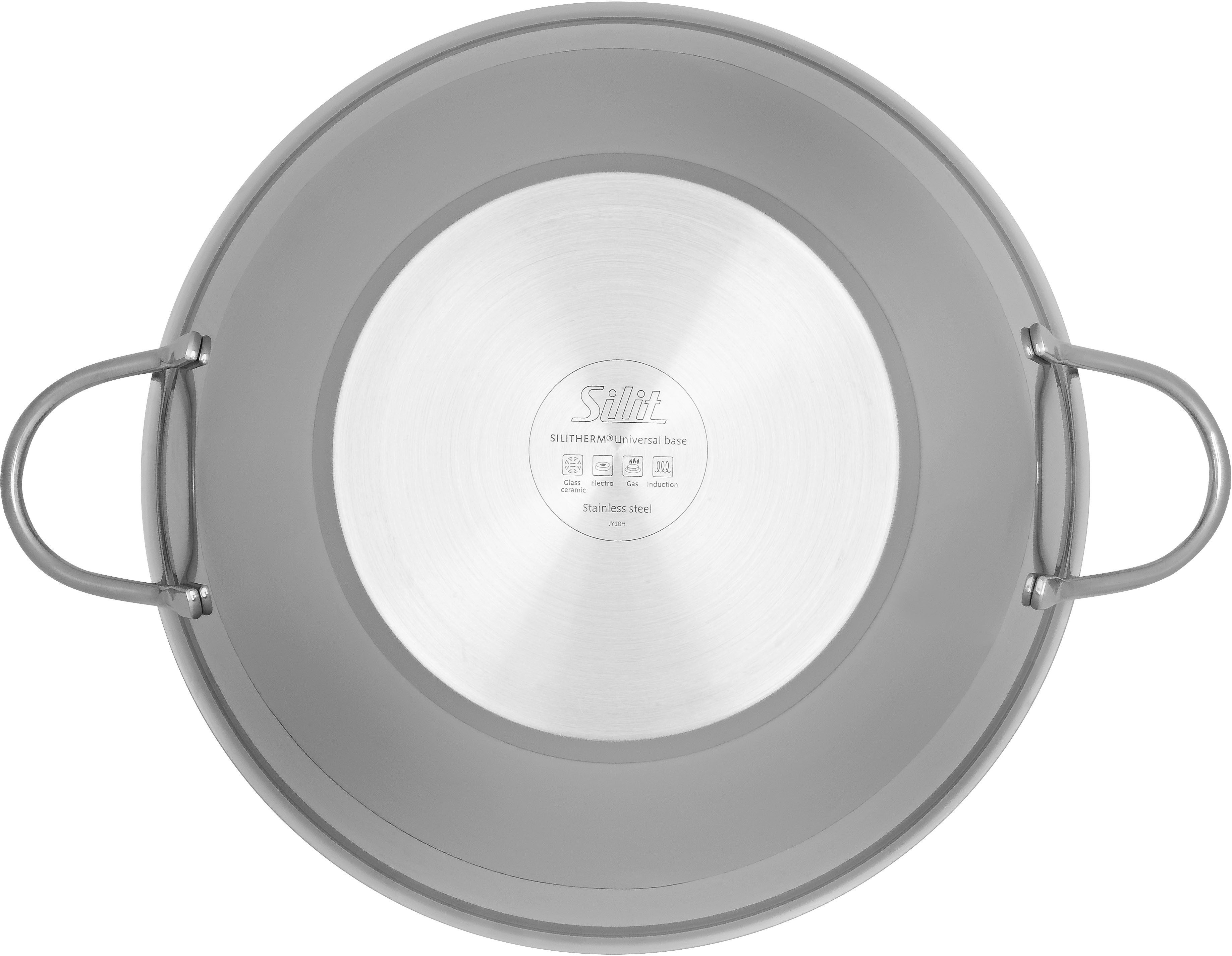 Silit Wok an inductie ideaal voor energiezuinig koken, geschikt voor alle kookplaten (1-delig)
