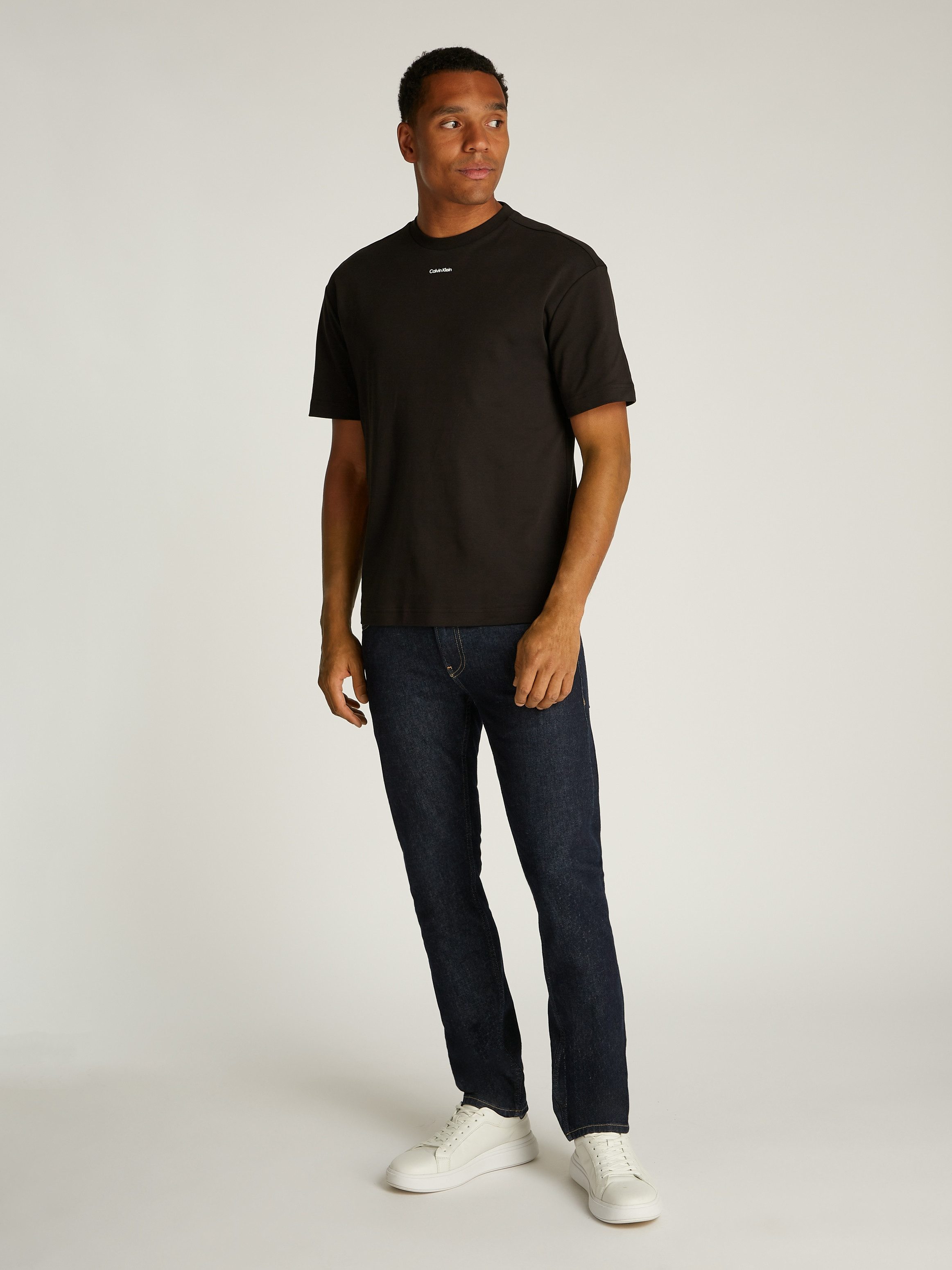 Calvin Klein T-shirt NANO LOGO INTERLOCK T-SHIRT