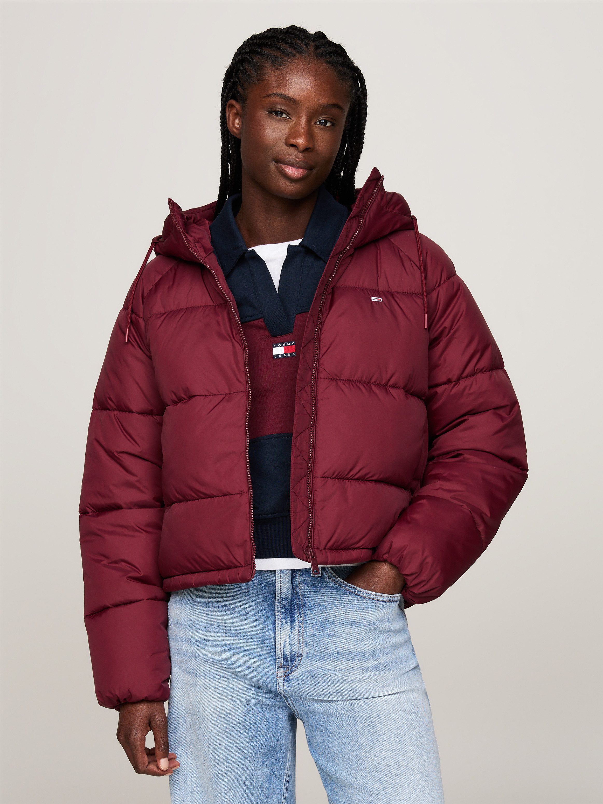 Tommy Jeans Curve Gewatteerde jas JW ASPEN PUFFER EXT