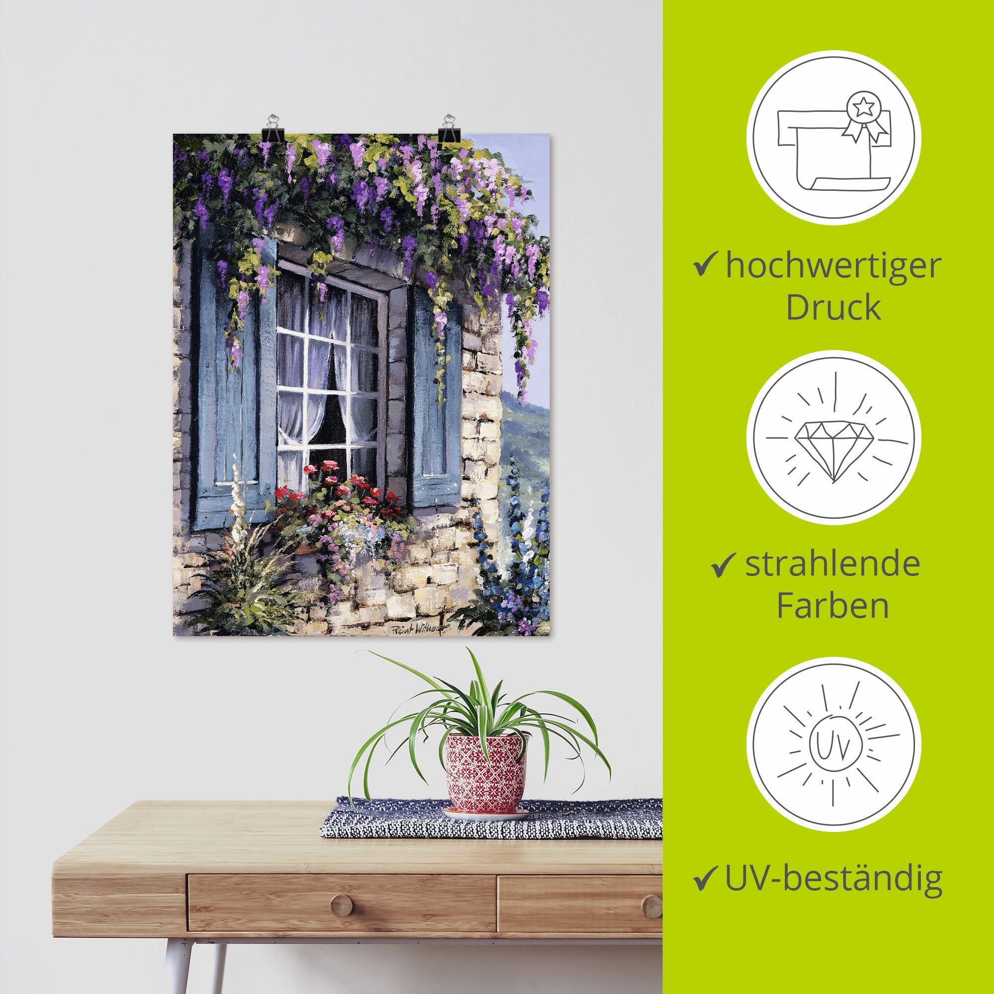 Artland Artprint Raam I als artprint op linnen, poster, muursticker in verschillende maten