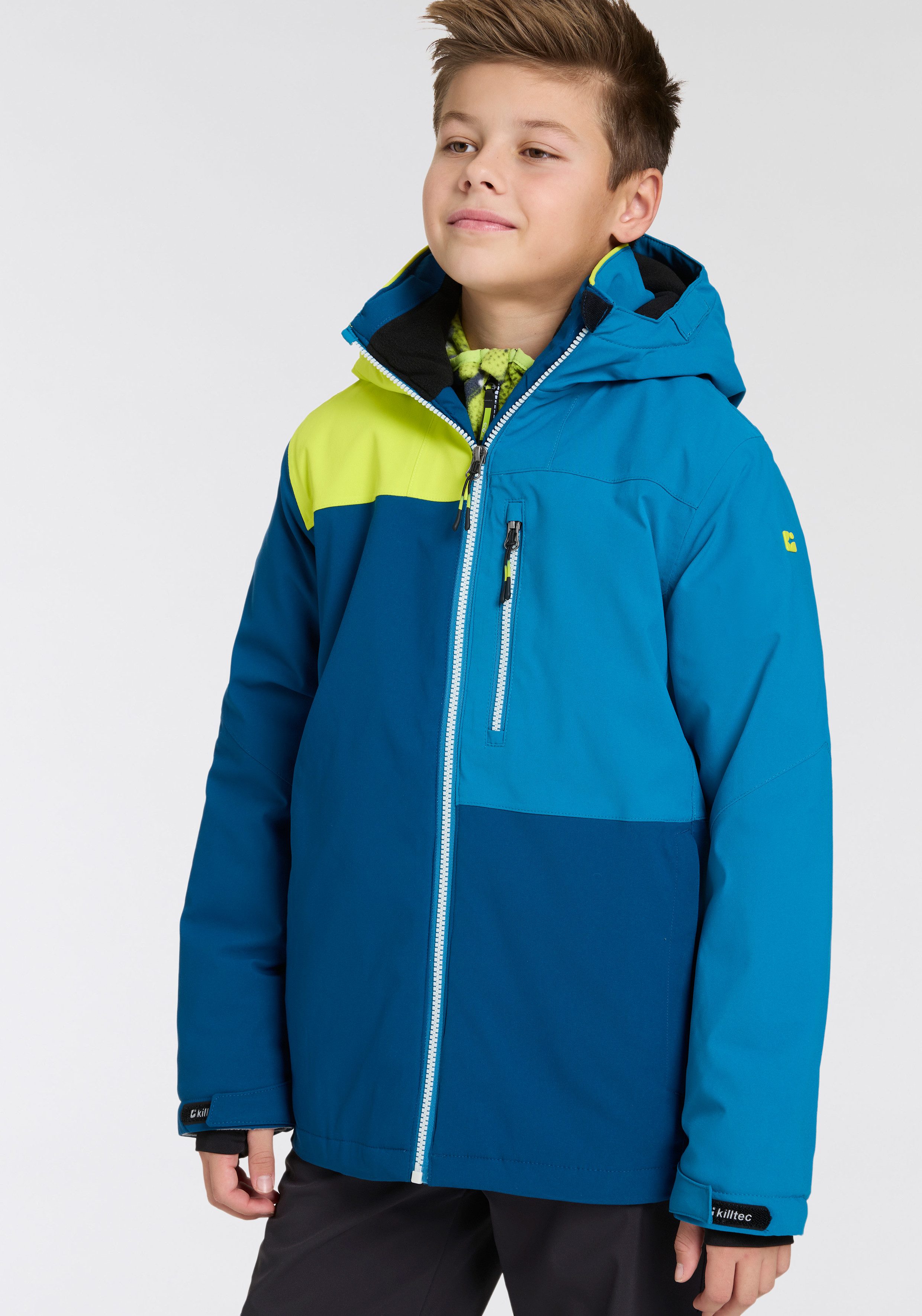 Killtec Winterjack KSW 443 BYS SKI JCKT Winterjack voor kinderen kinderen winterjassen maat 128/134 blauw