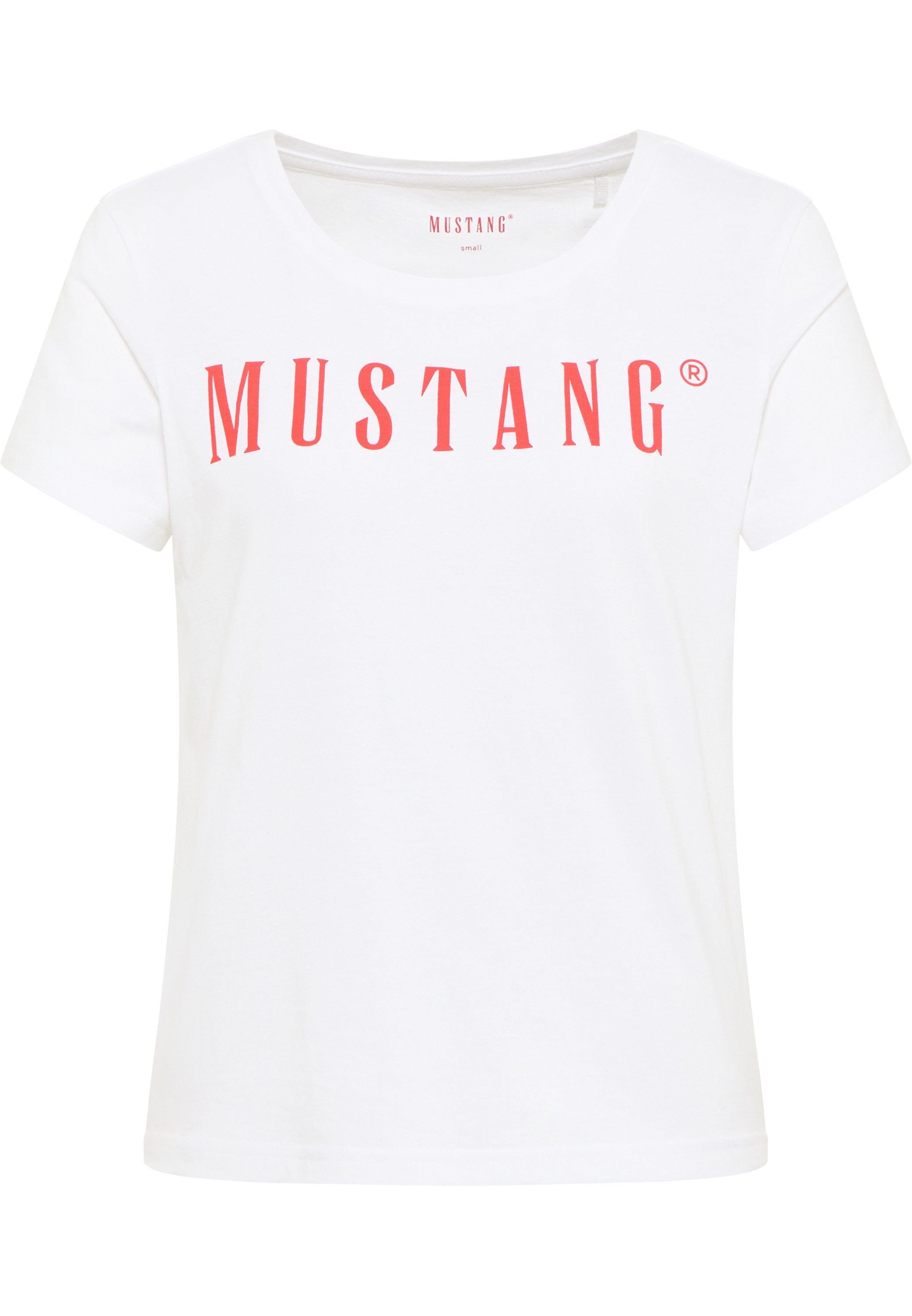 MUSTANG Shirt met korte mouwen Dames stijl Alma