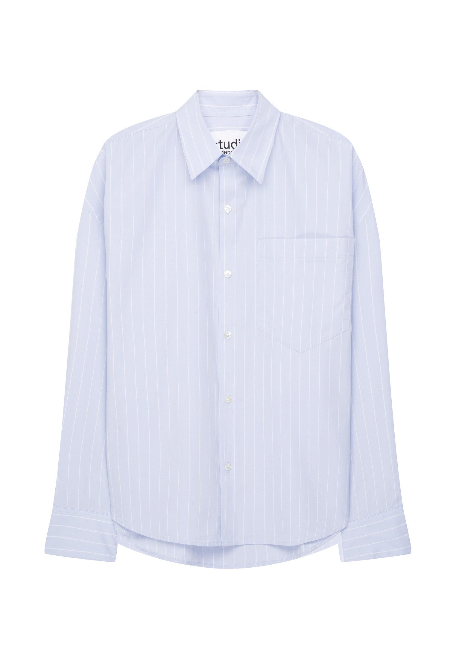 studio seidensticker Businessoverhemd Oversized 1/1 Kentkraag Gestreept