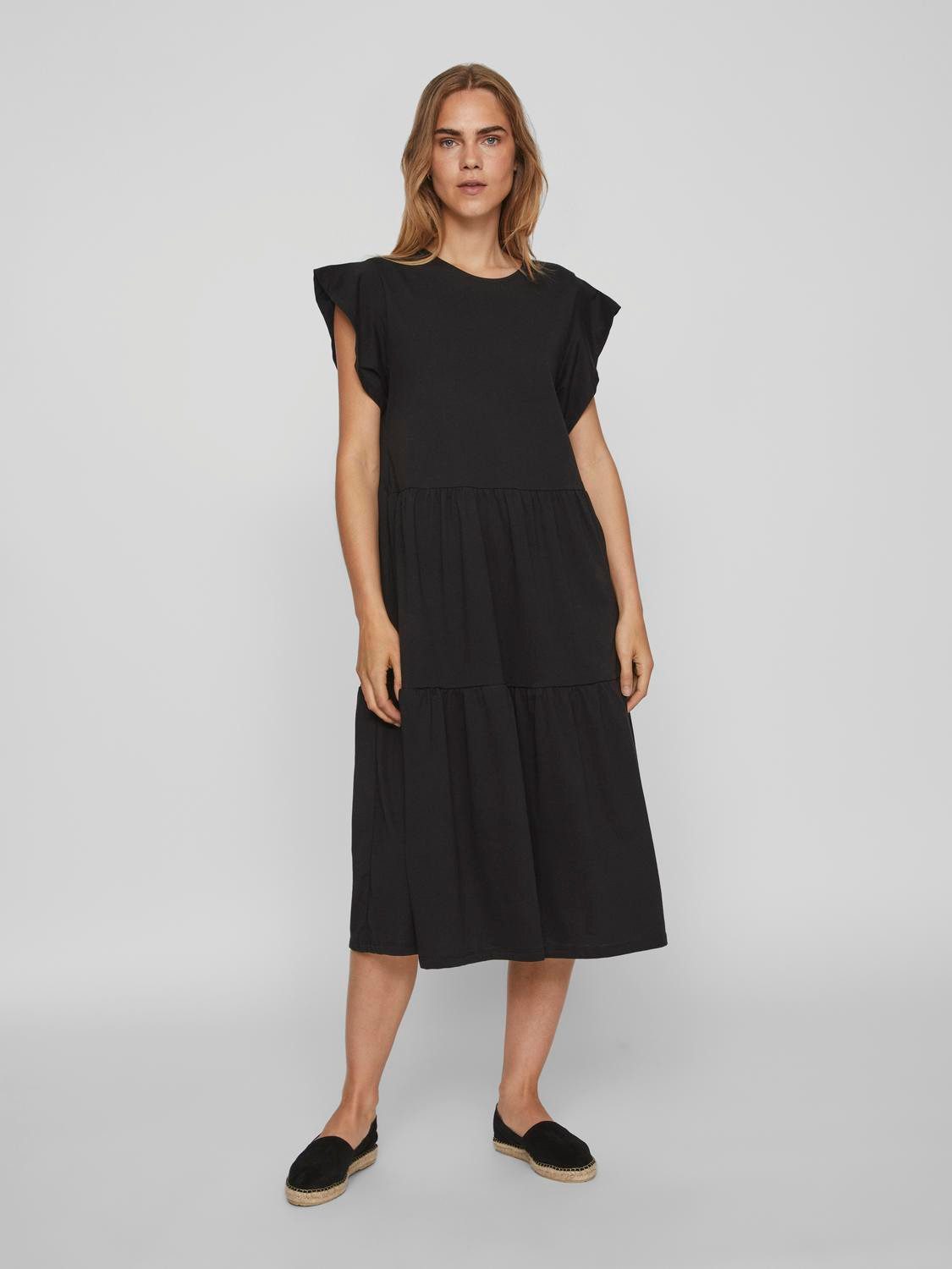 Vila Zomerjurk VISUMMER S/S MIDI DRESS - NOOS