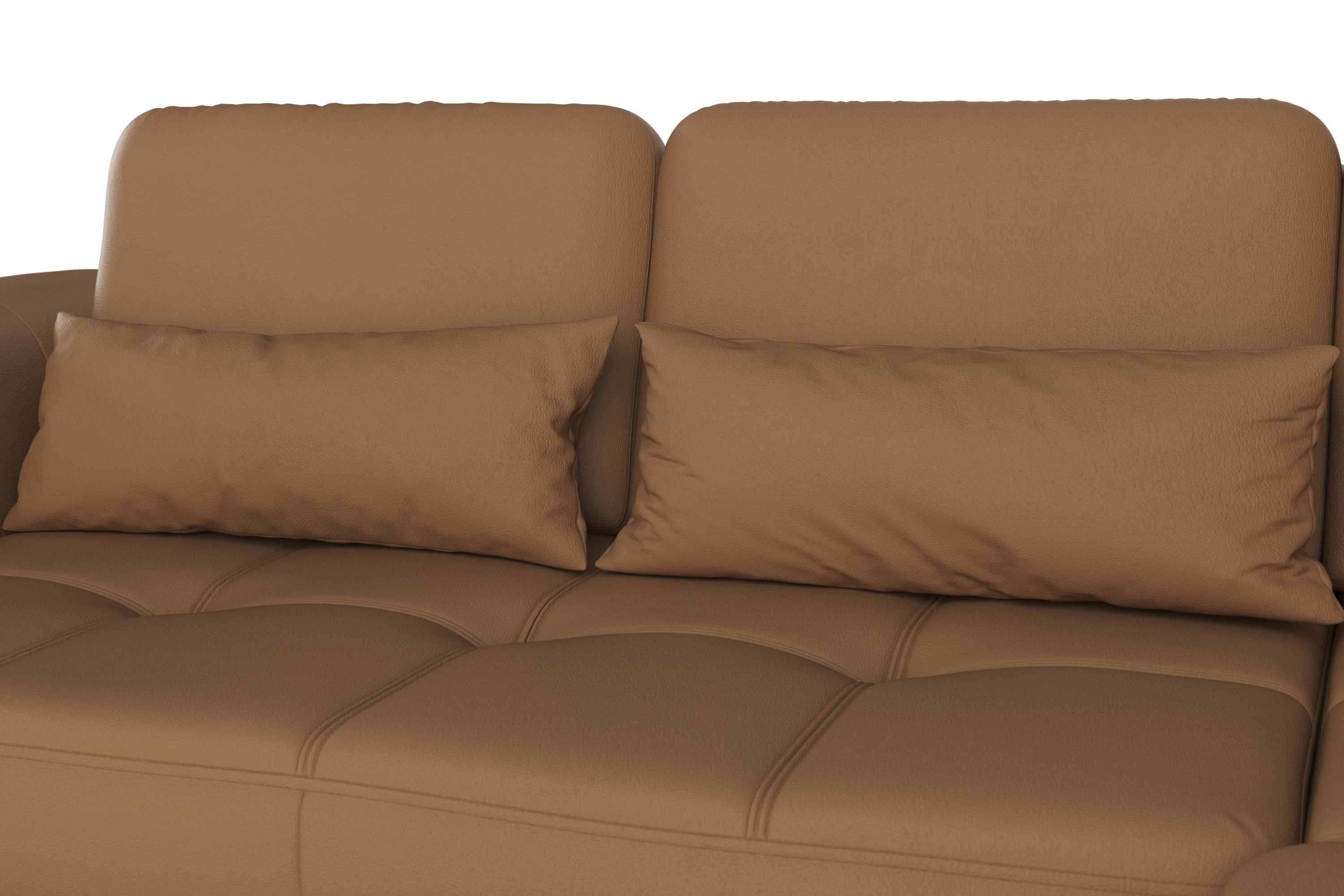 sit&more Hoekbank Bendigo L-vorm inclusief zitdiepteverstelling, bodemvrijheid 15 cm, in 2 pootkleuren