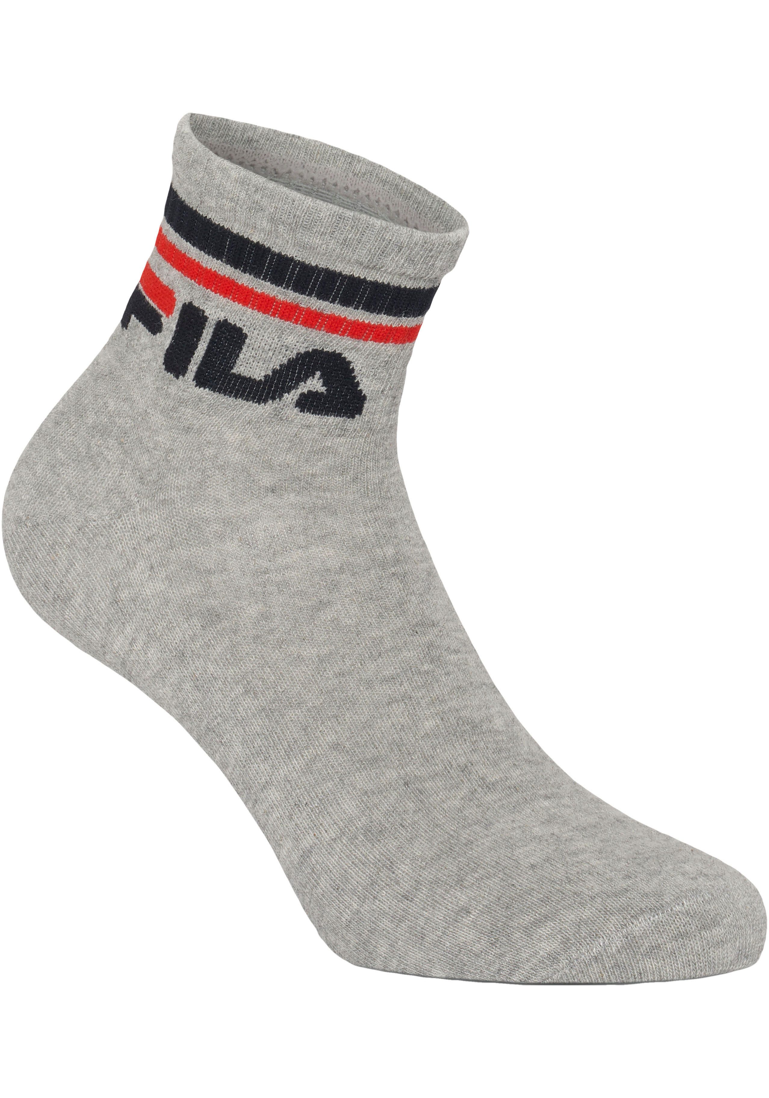 Fila Korte sokken UNISEX QUARTER PLAIN SOCKS (set, 6 paar)
