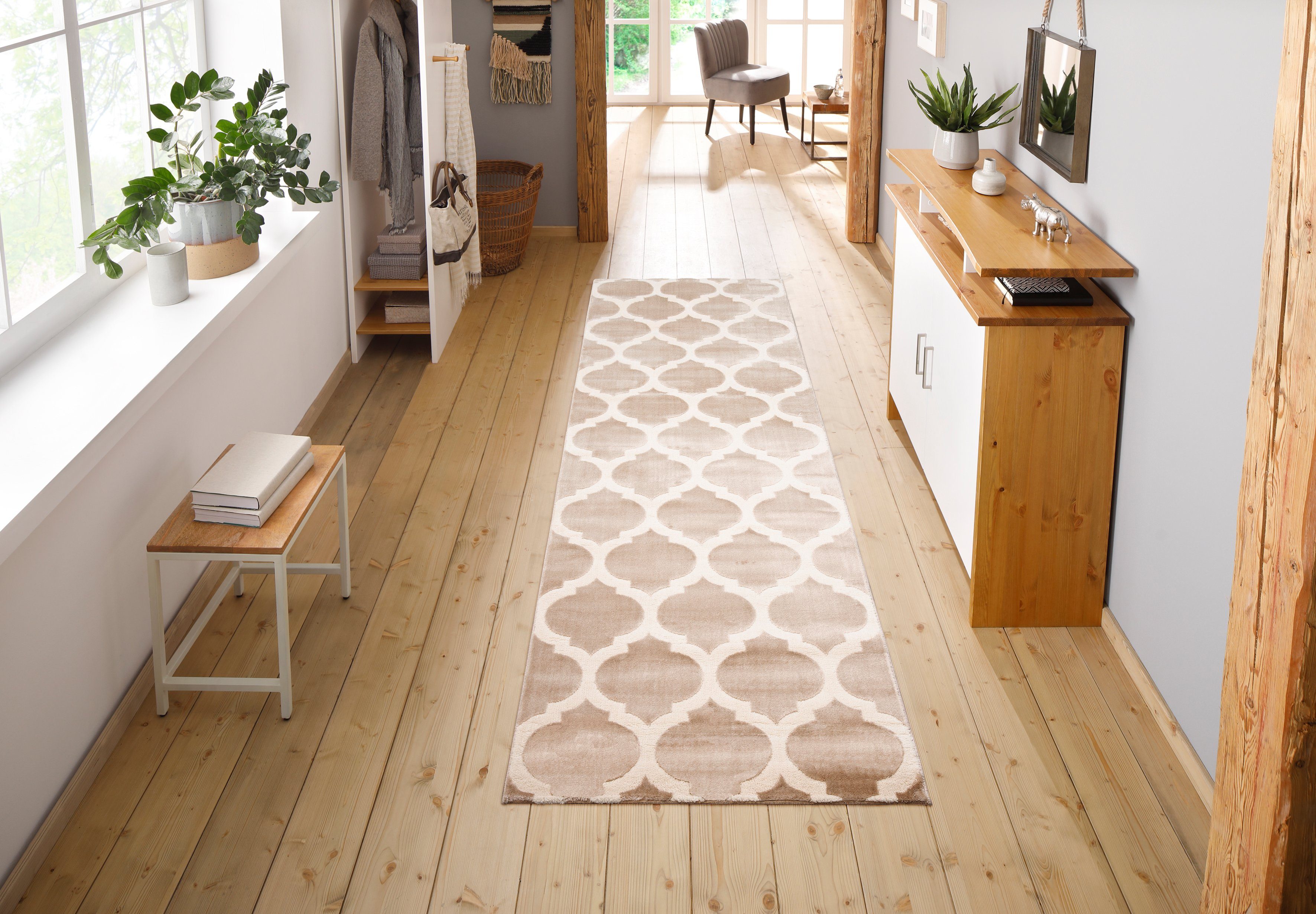 Home affaire Loper FENRIS met een met de hand gesneden reliëfpatroon, 3d-design