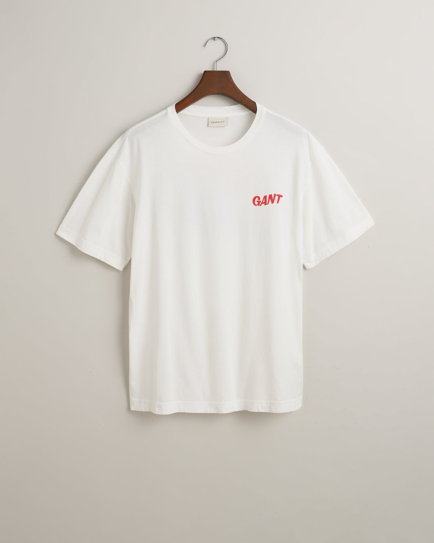 Gant T-shirt WASHED GRAPHIC SS T-SHIRT Met print op de achterkant