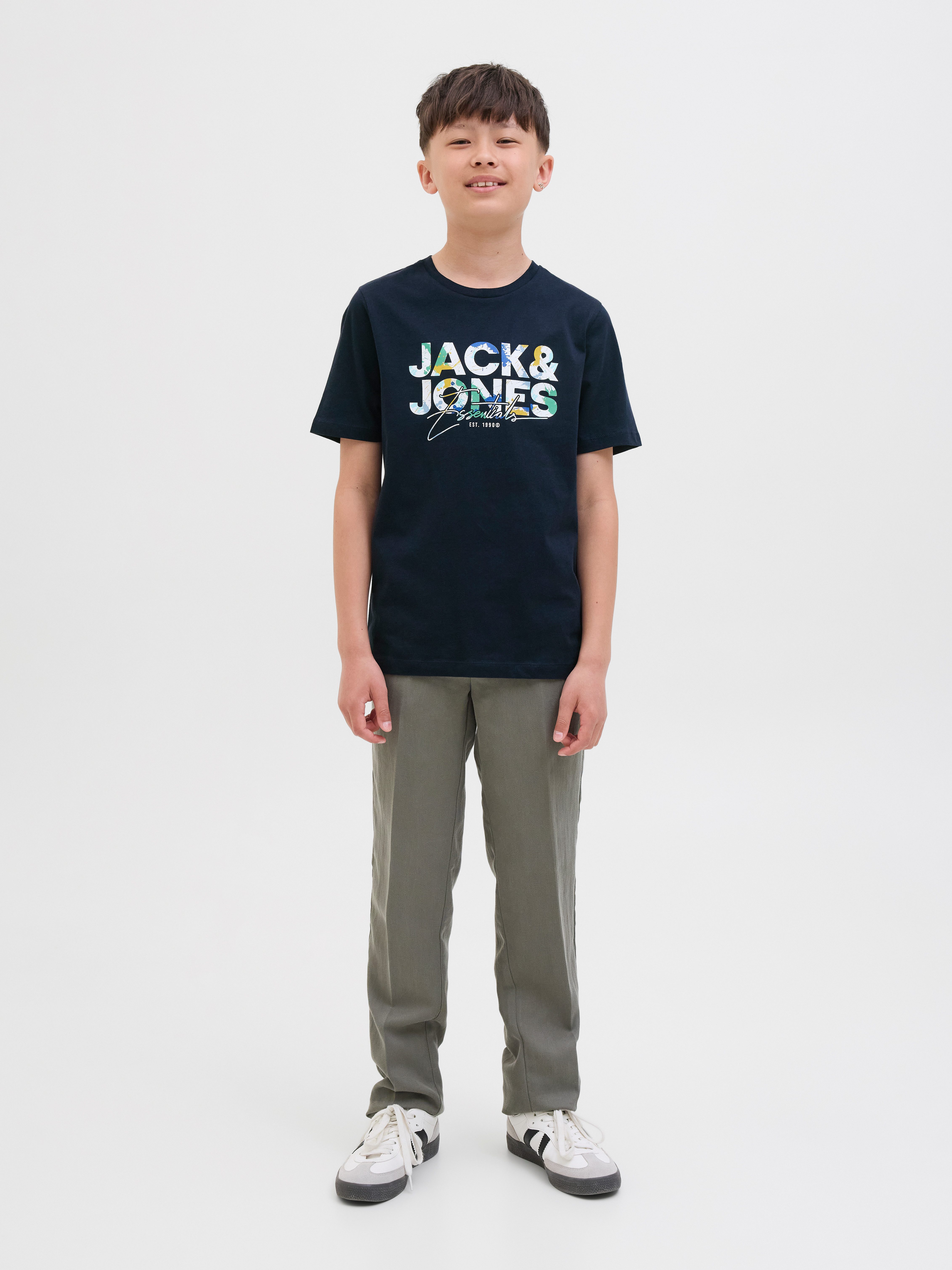 Jack & Jones Junior T-shirt JJGEPLAS TEE SS CREW NECK JNR