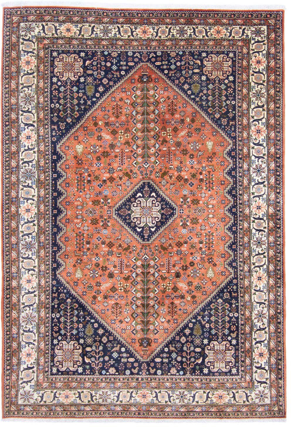 morgenland Wollen kleed Abadeh medaillon Ruggine 322 x 212 cm Uniek exemplaar met certificaat