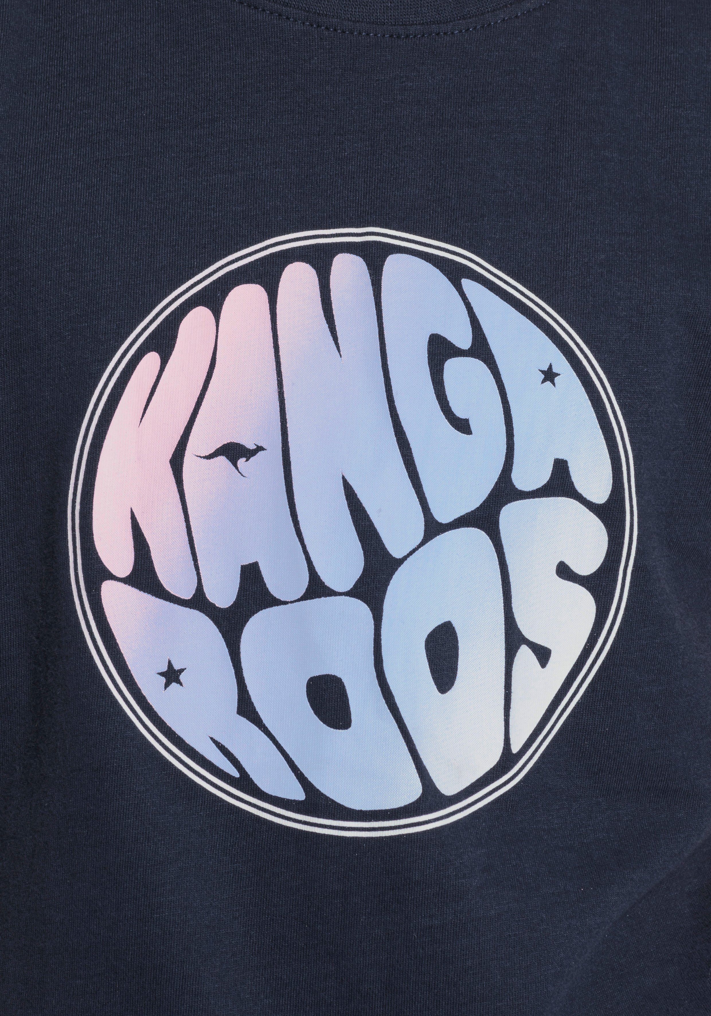 KangaROOS T-shirt Kangaroos Meisjes met modieuze ruches-mouwen