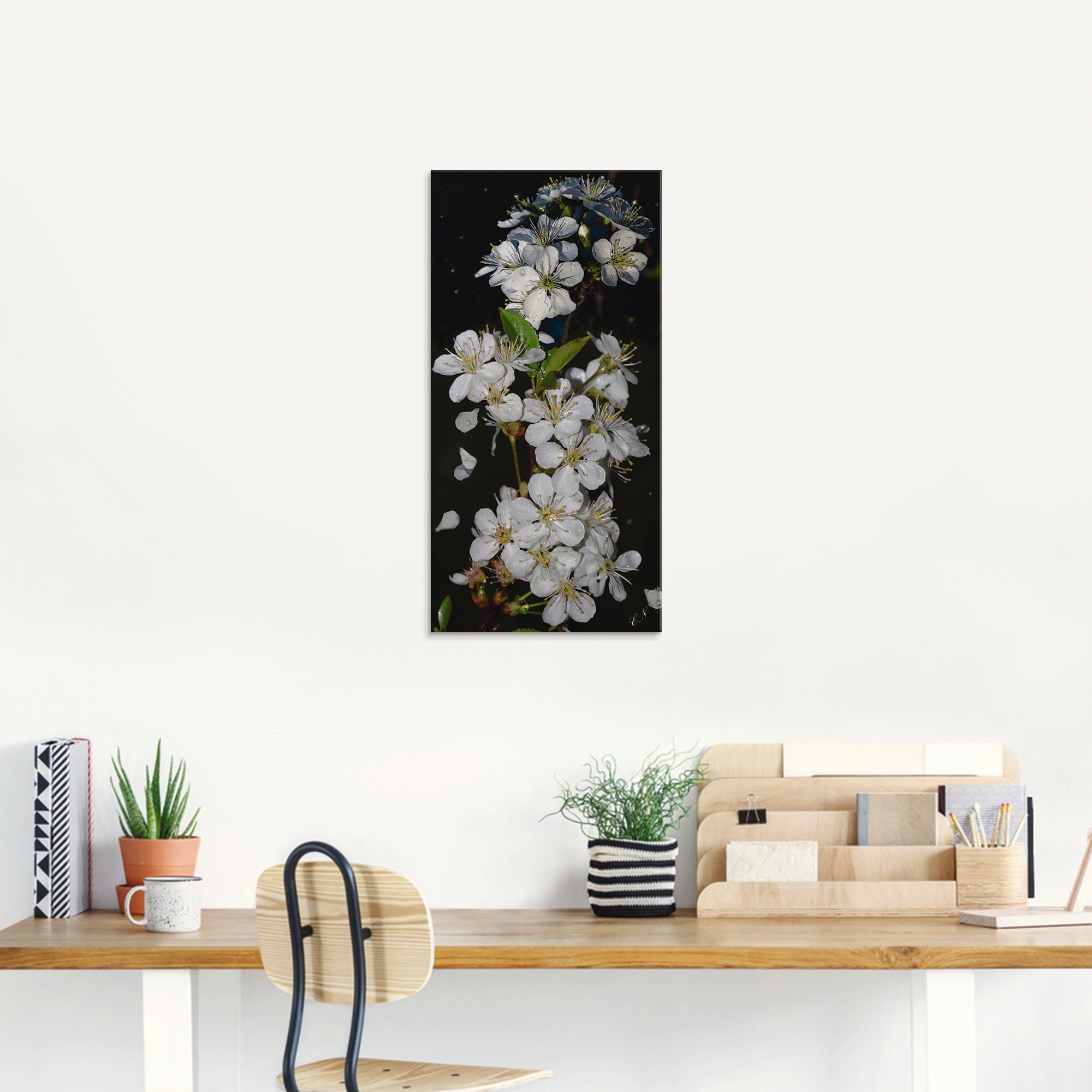 Artland Print op glas Boombloesem in verschillende maten