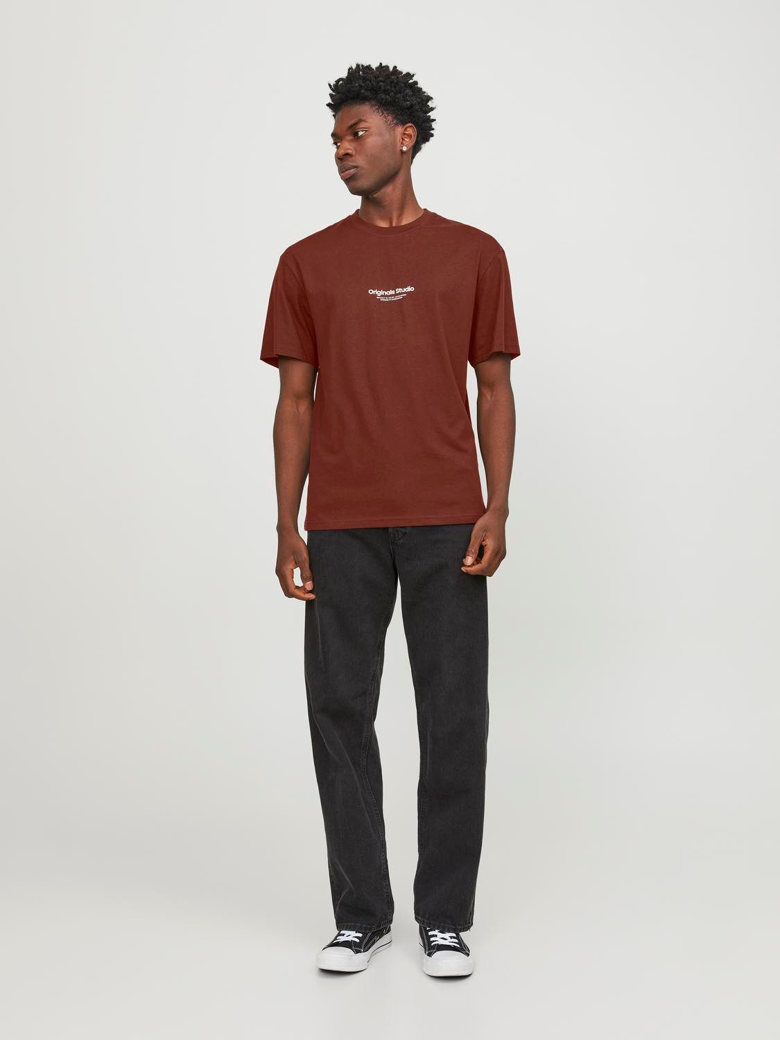 Jack & Jones Shirt met ronde hals JORVESTERBRO TEE SS CREW NECK NOOS