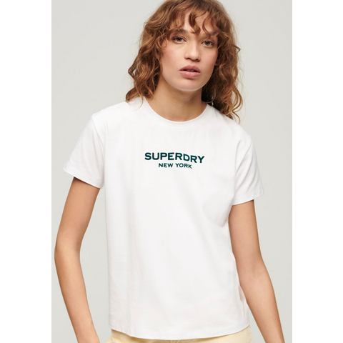 NU 20% KORTING: Superdry Shirt met korte mouwen SPORT LUXE GRAPHIC FITTED TEE