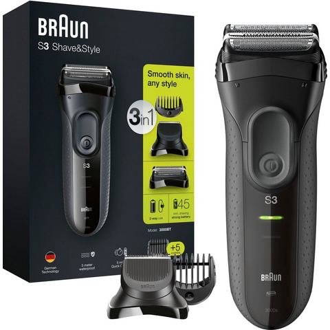 Braun Elektrisch scheerapparaat Series 3 Shave&Style 3000BT