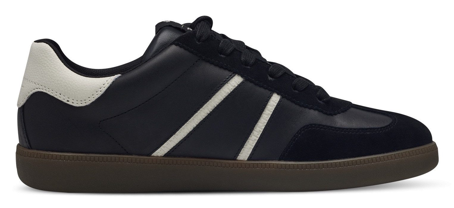Tamaris Plateausneakers vrijetijdsschoen, lage schoen, veterschoen met gepolsterde schacht