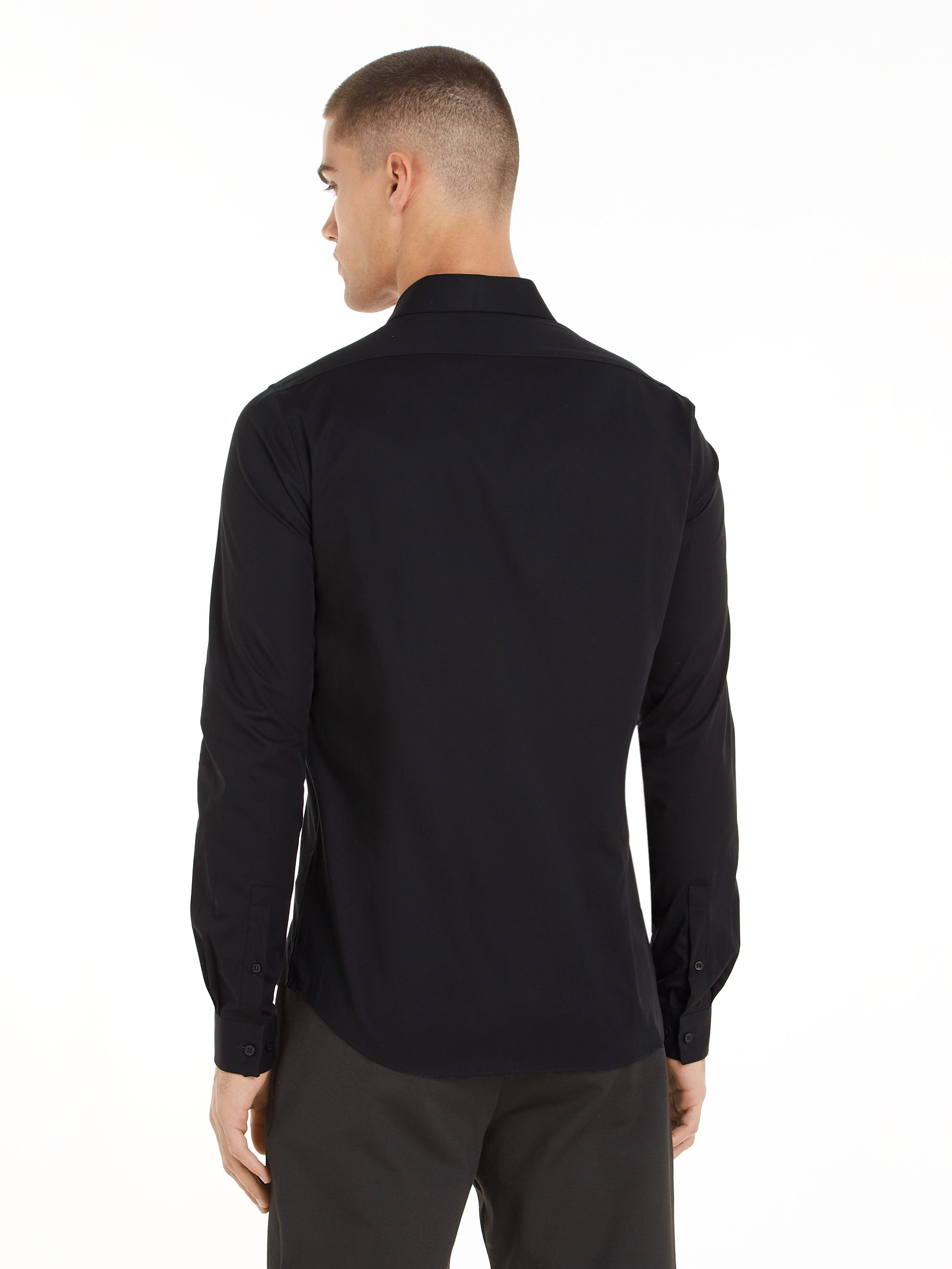 Calvin Klein Overhemd met lange mouwen POPLIN HP EXTRA SLIM SHIRT