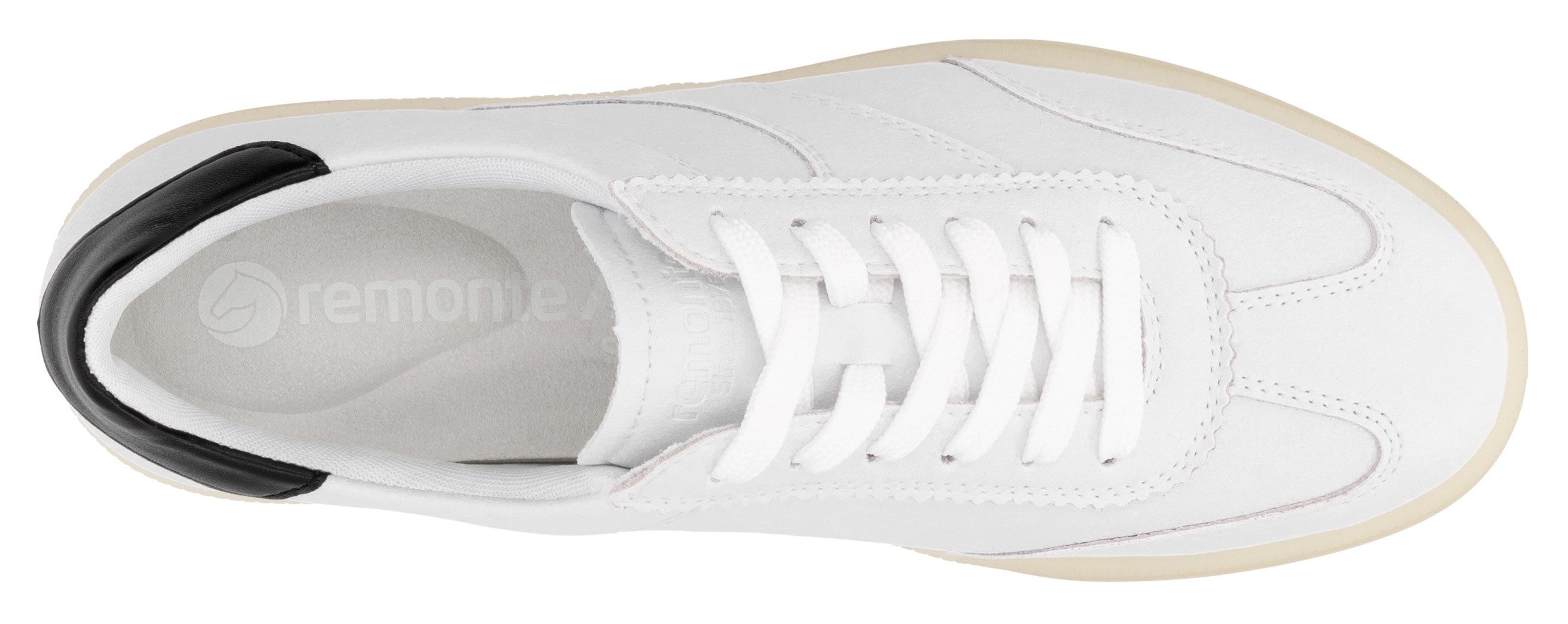 Remonte Sneakers , vrijetijdsschoen, halfschoen, veterschoen met gepolsterde schacht