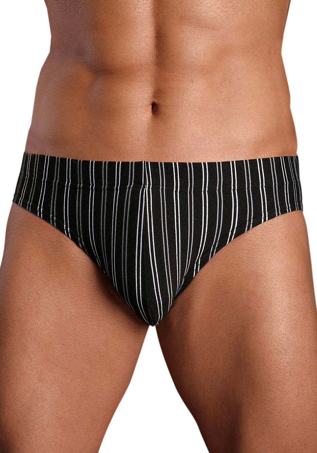 le jogger® Slip met strepen van voorgeverfd garen (set, 6 stuks)