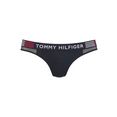 tommy hilfiger underwear slip thong met tommy hilfiger-logo-opschrift bij de band blauw