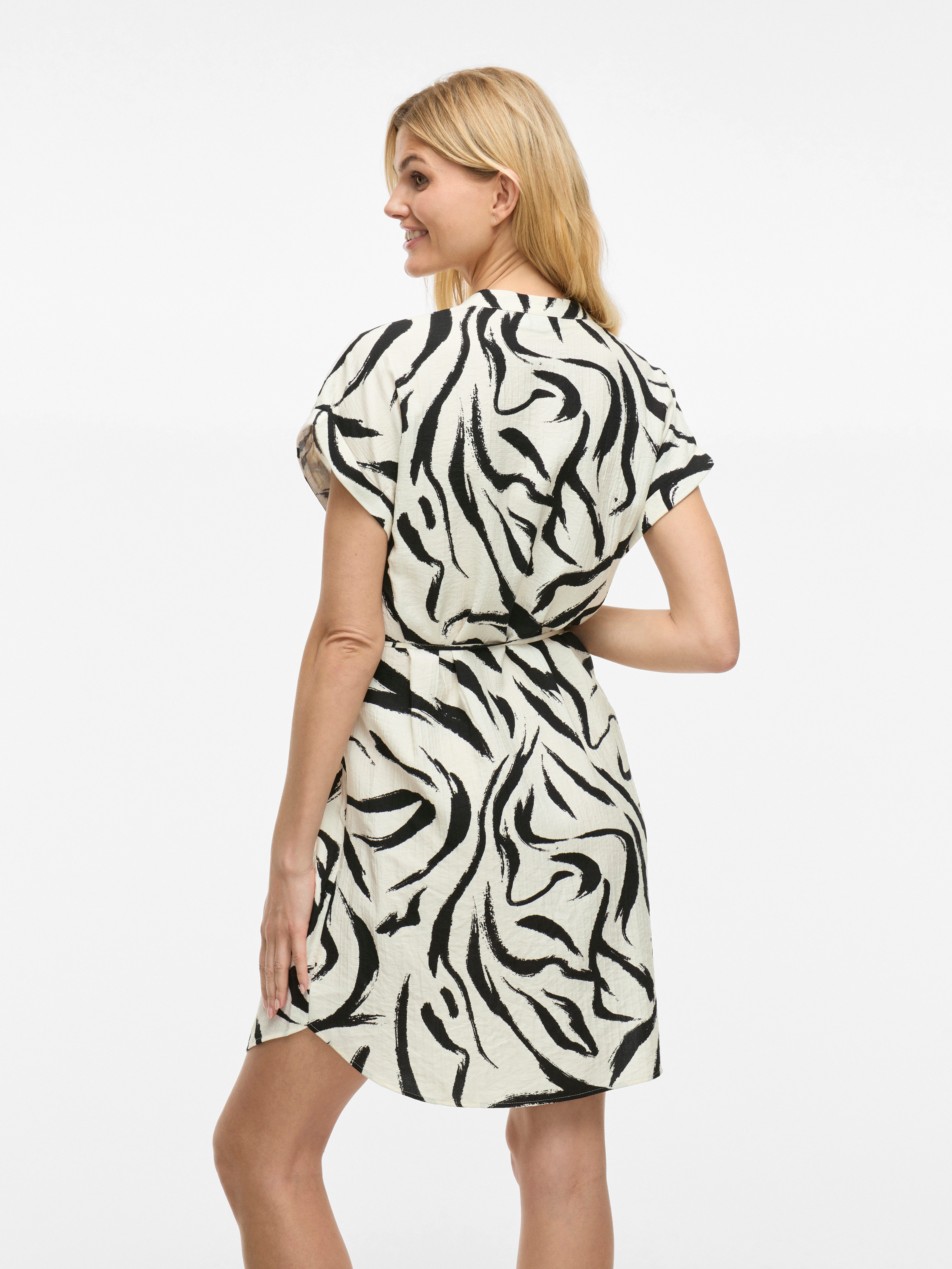 Vila Mini-jurk VICLO S/S SHORT DRESS - NOOS