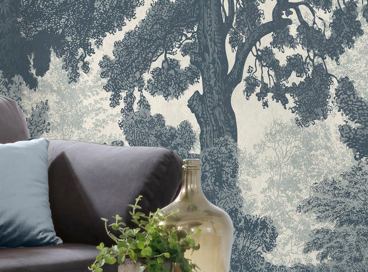 Komar Fotobehang Digitale print vlies - Unfading Trees - Afmeting 400 x 250 cm (1 stuk)