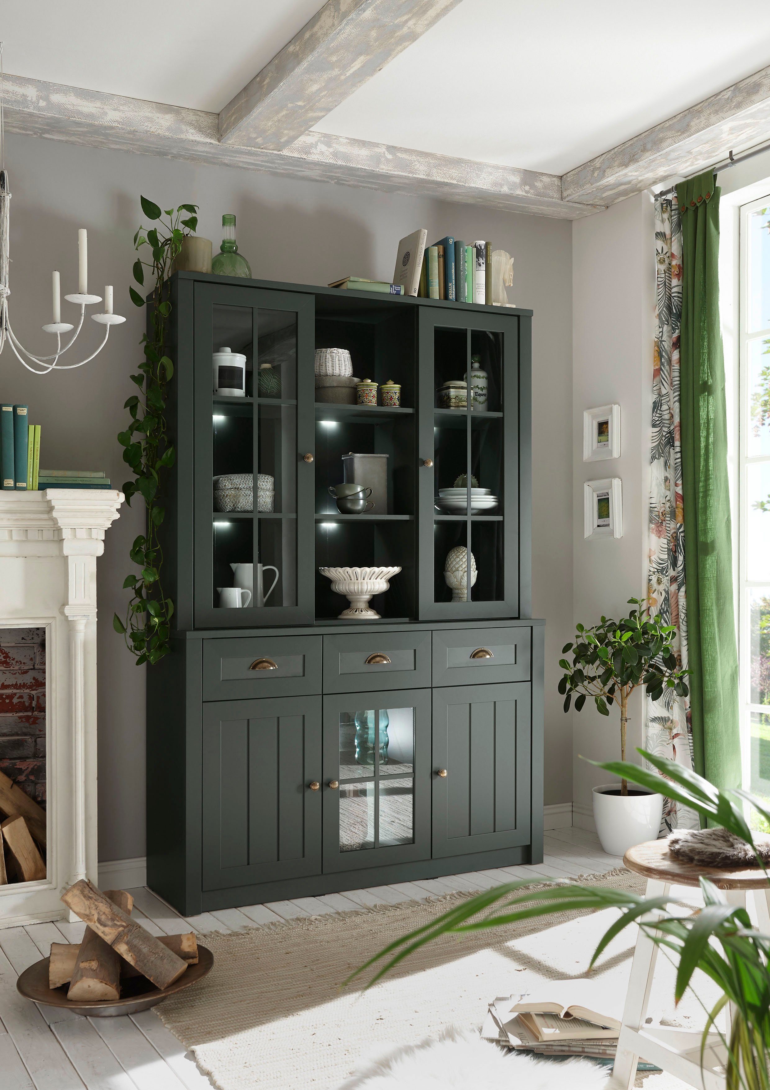 Home affaire Buffetkast ASCOT Hoogte 196 cm