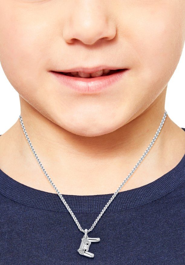 s.Oliver RED LABEL Junior Ketting met hanger Gameconsole, 2032559 met zirkoon (synthetisch)