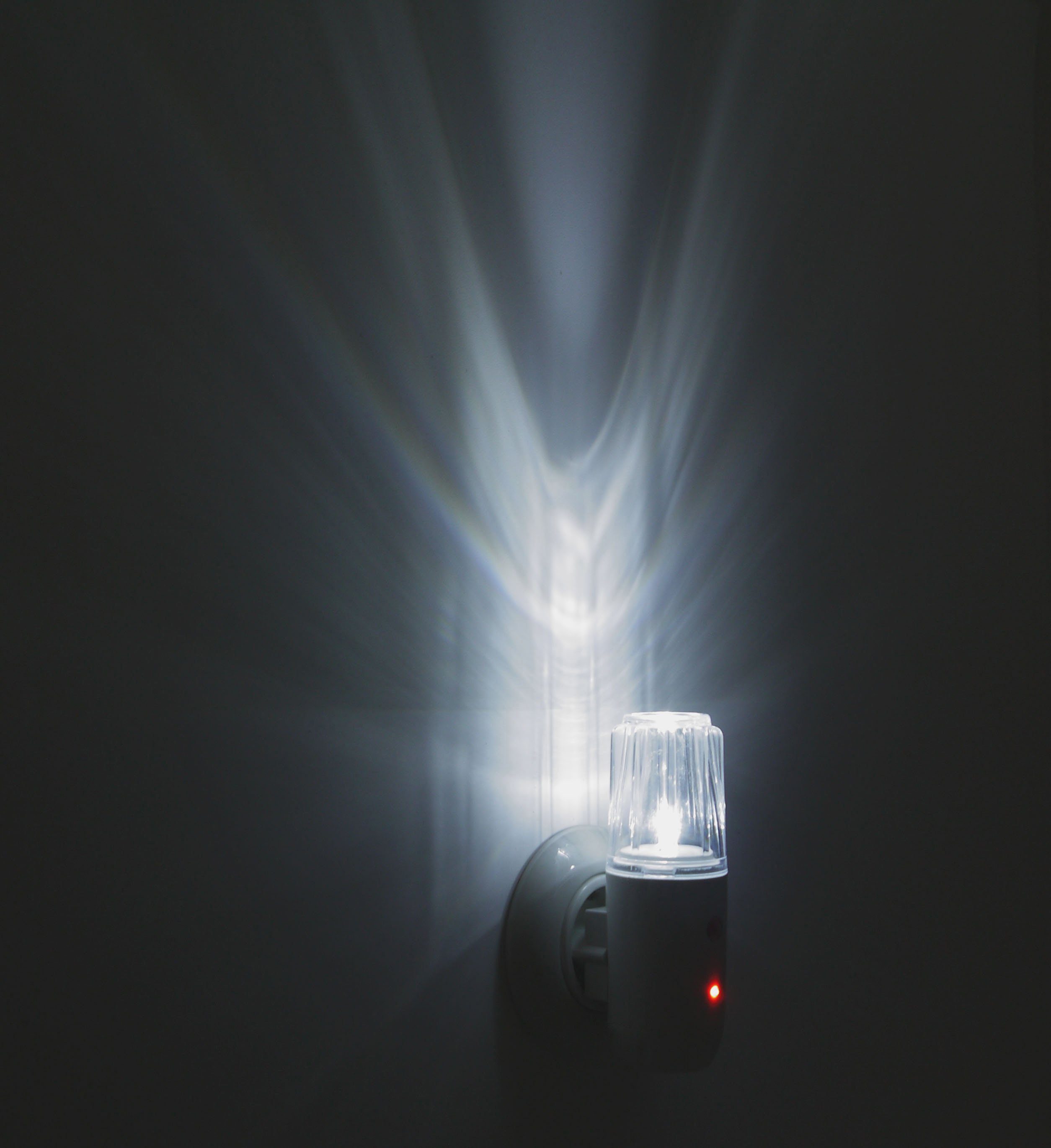 niermann Lednachtlampje Nachtlampjes Stekker- nachtlicht ovaal met schemersensor, set van 2 (1 stuk)