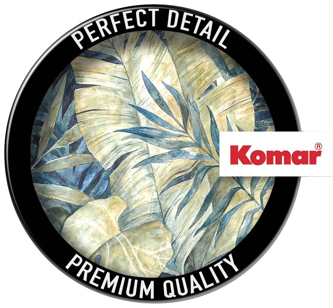 Komar Fotobehang Zelfklevend vlies - Feuilles Tropicales - Afmeting 125 x 125 cm (1 stuk)