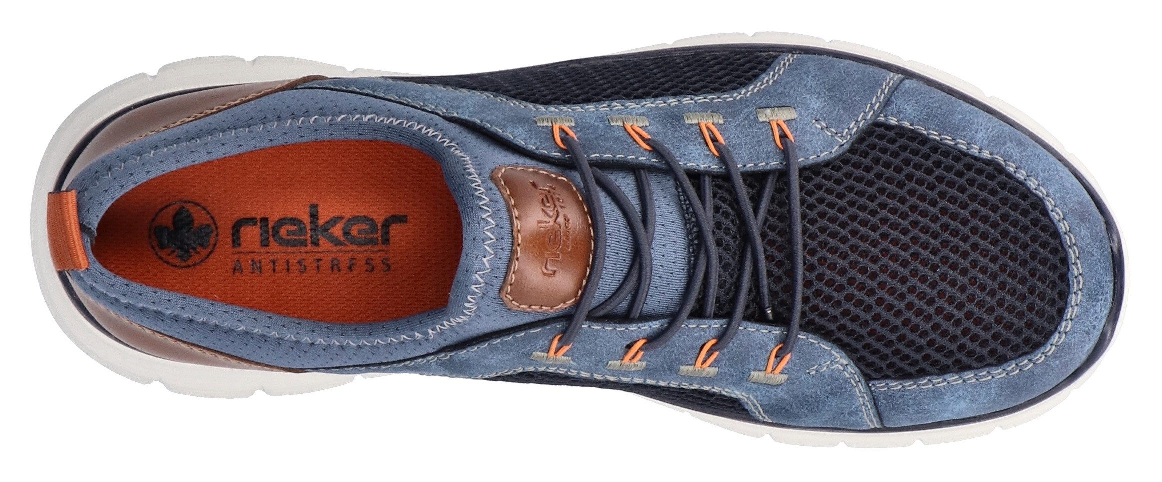 Rieker Slip-on sneakers , instapschoen, slipper, vrijetijdsschoen, elastische band en lichte zool