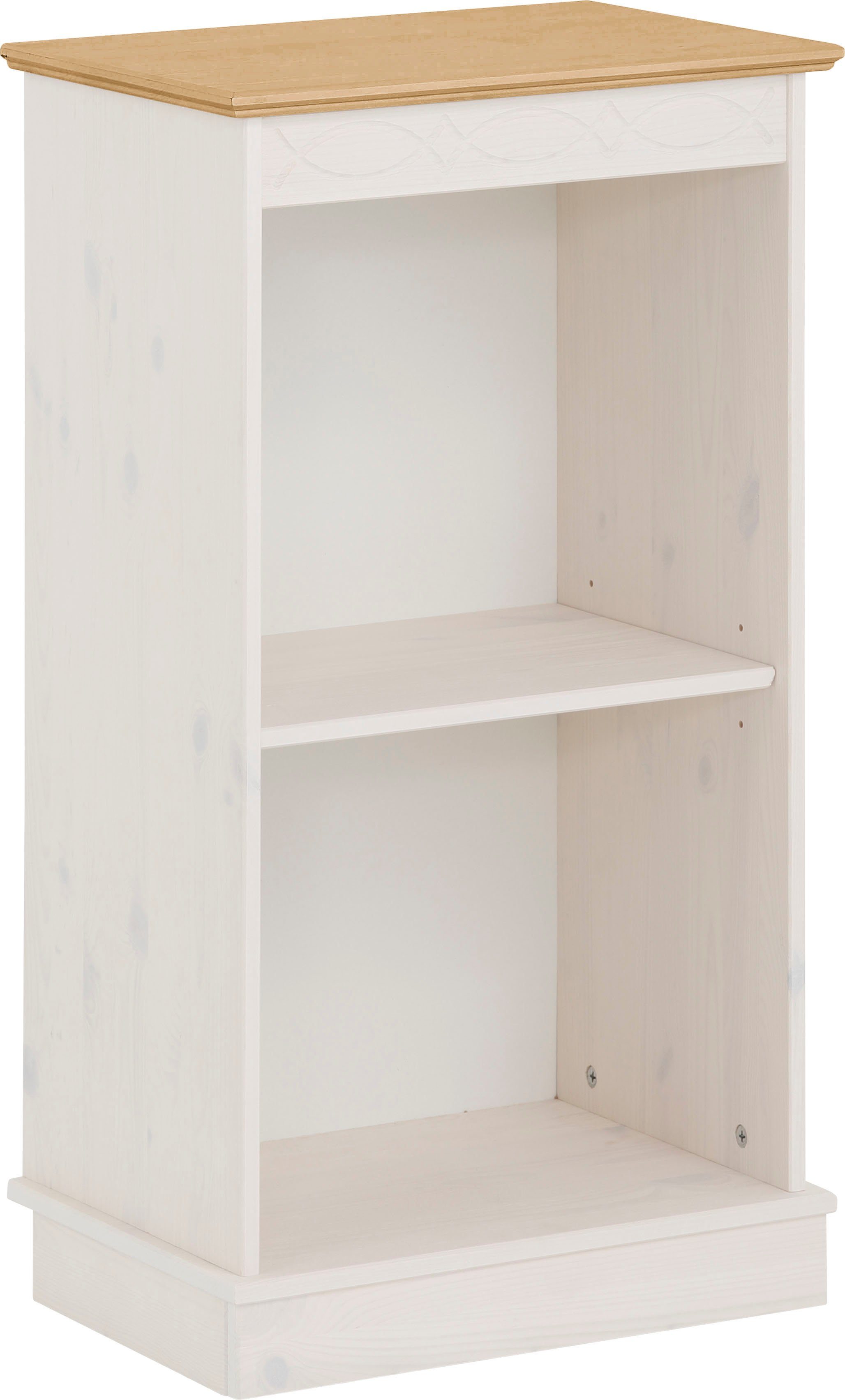 Home affaire Boekenkast Indra van massief dennenhout, in verschillende hoogtes, met fsc®