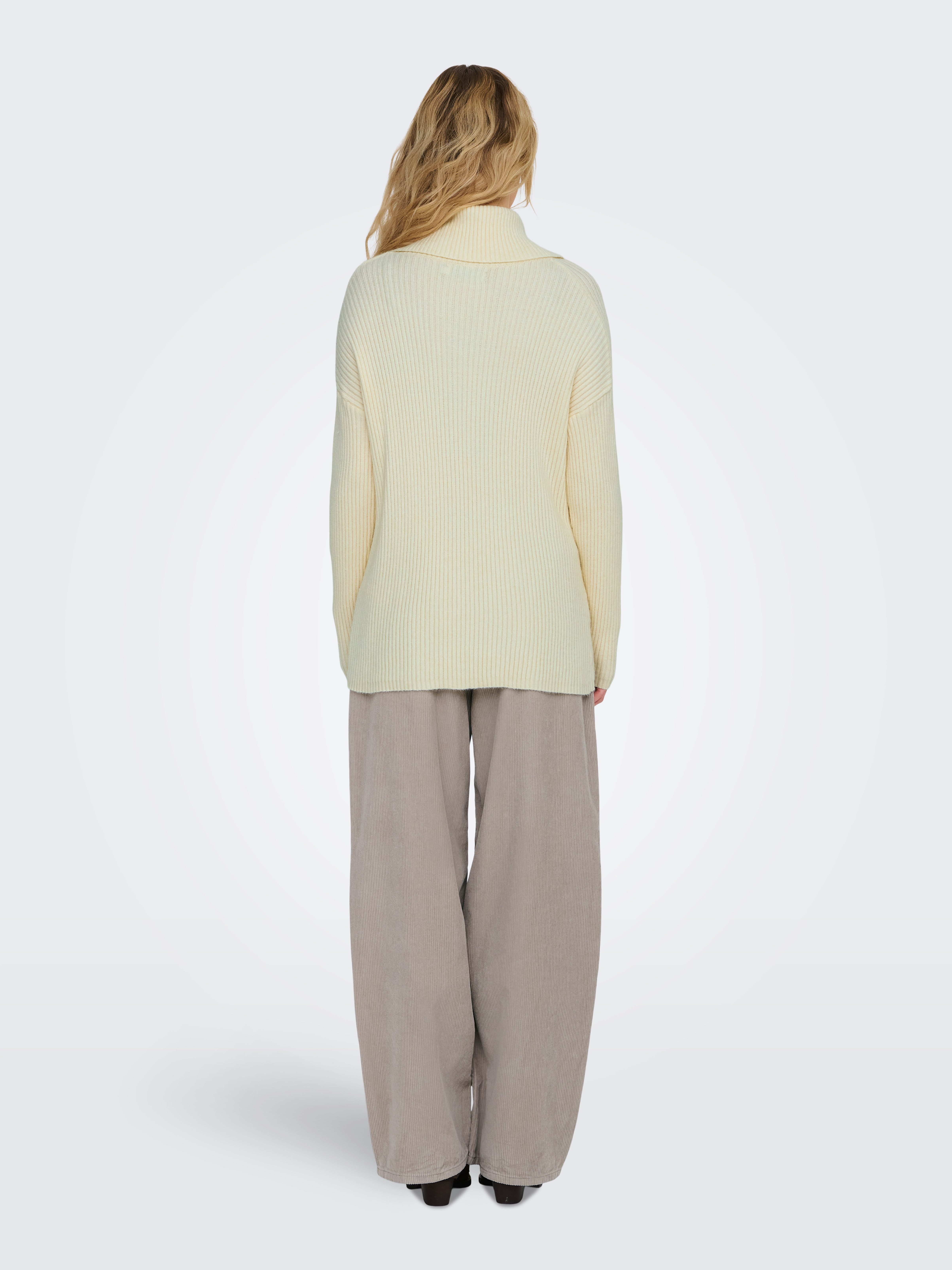 Only Coltrui ONLKATIA LS SADDLE ROLL NECK CC KNT