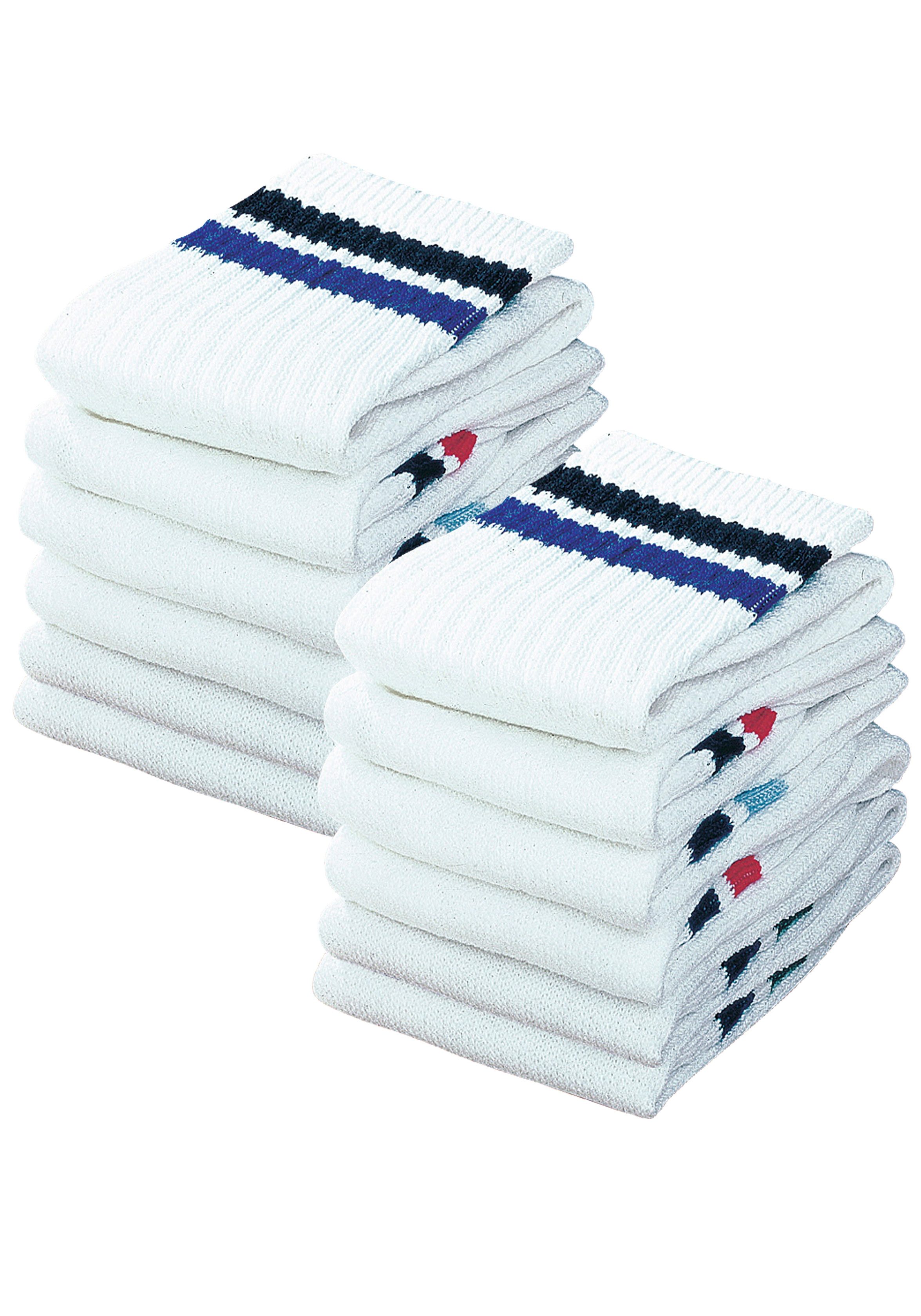 Go in Tennissokken met frotté (set, 12 paar)